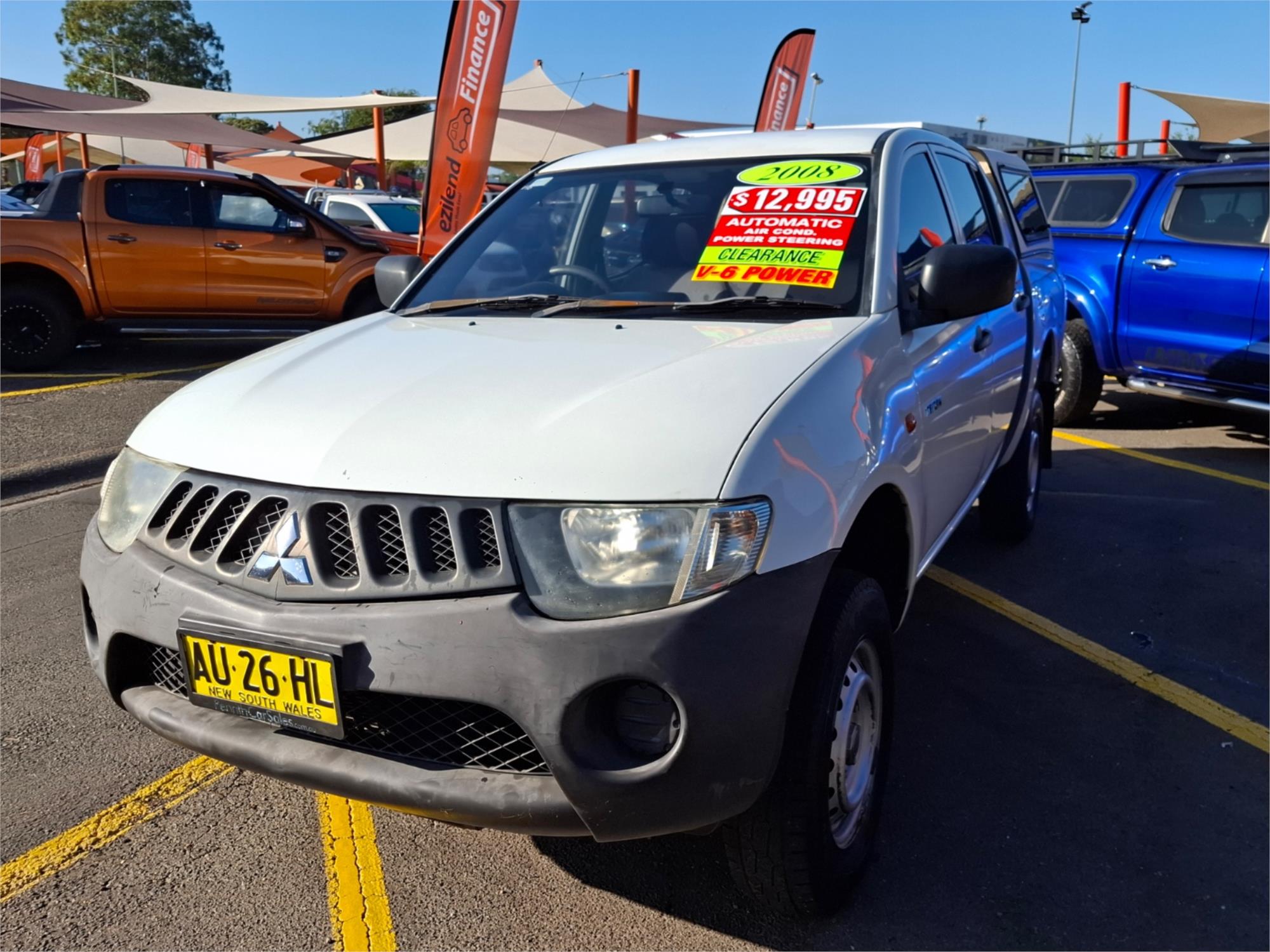 2008 MITSUBISHI TRITON ML MY08 GLX 4 SP AUTOMATIC C/CHAS