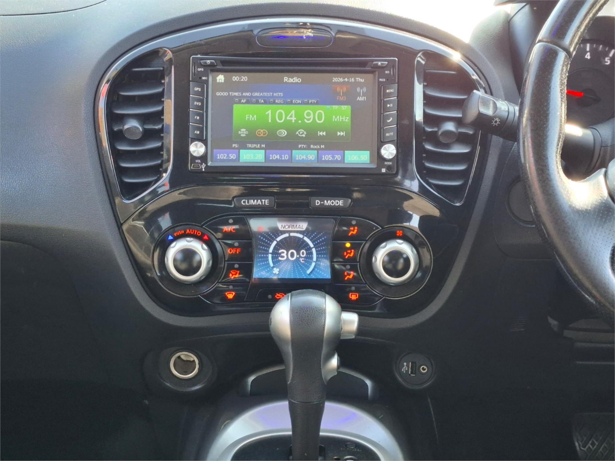 2013 NISSAN JUKE F15 ST (FWD) CONTINUOUS VARIABLE 4D WAGON