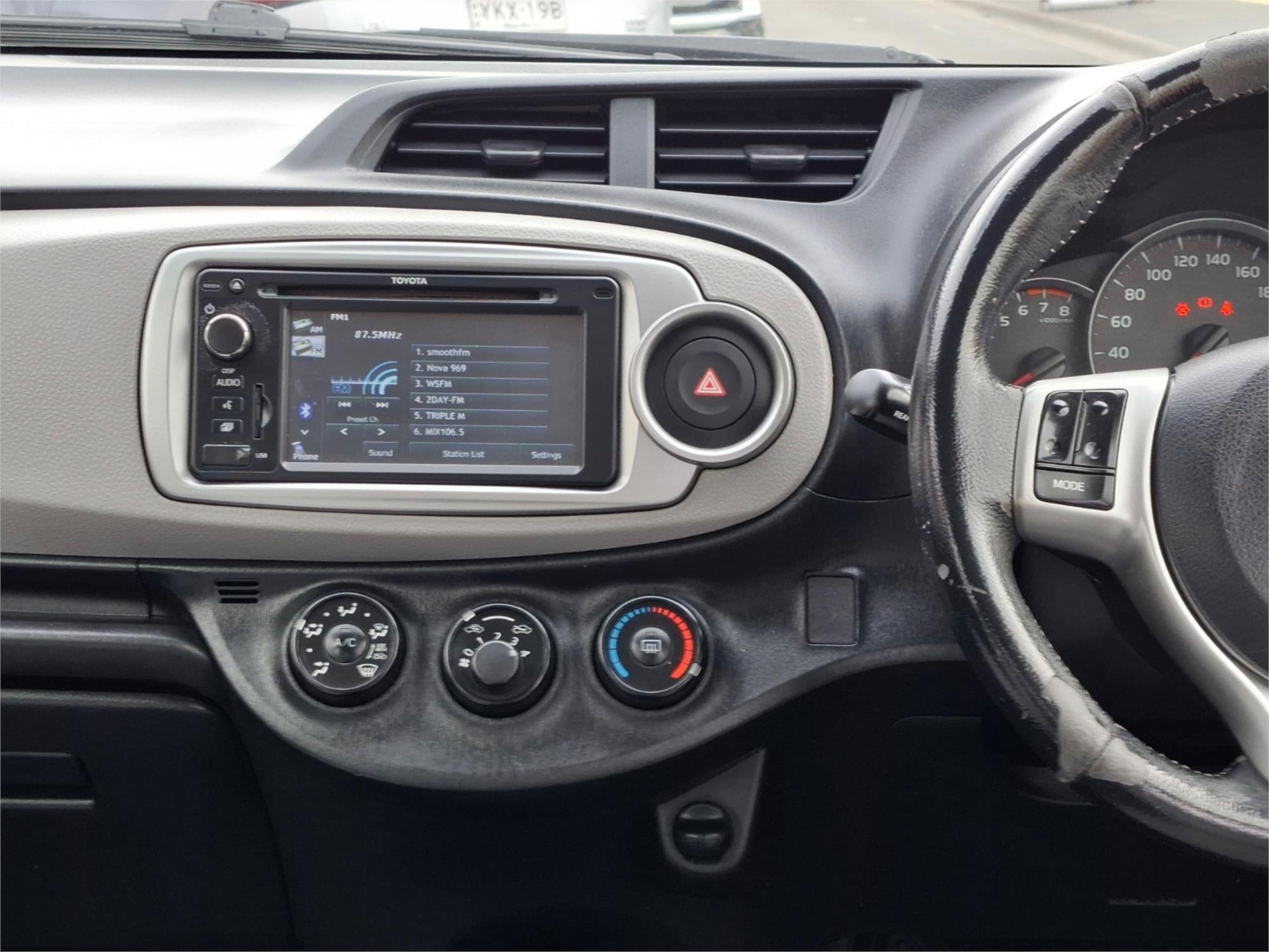 2012 TOYOTA YARIS NCP131R YRS 4 SP AUTOMATIC 3D HATCHBACK