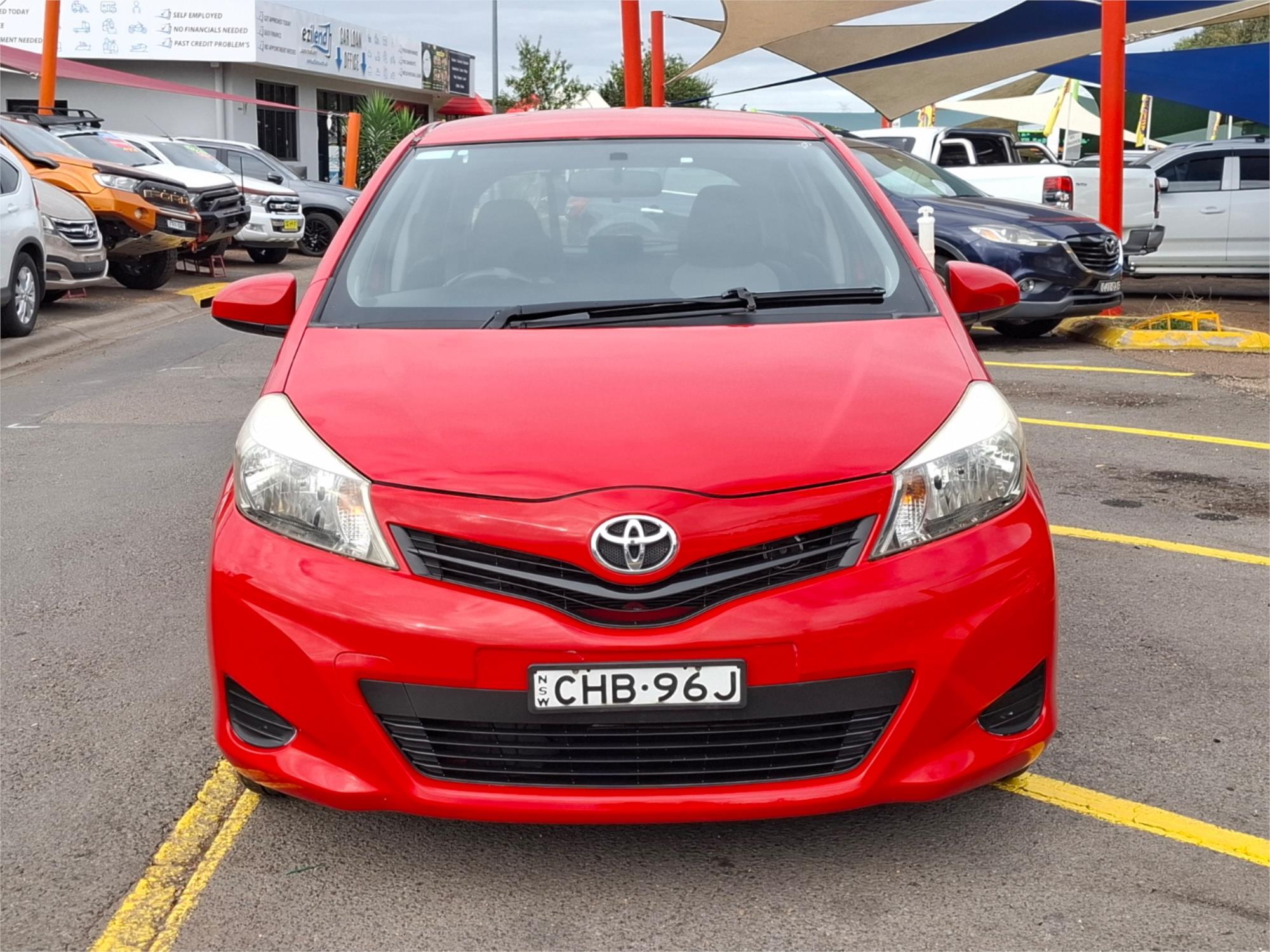 2012 TOYOTA YARIS NCP131R YRS 4 SP AUTOMATIC 3D HATCHBACK