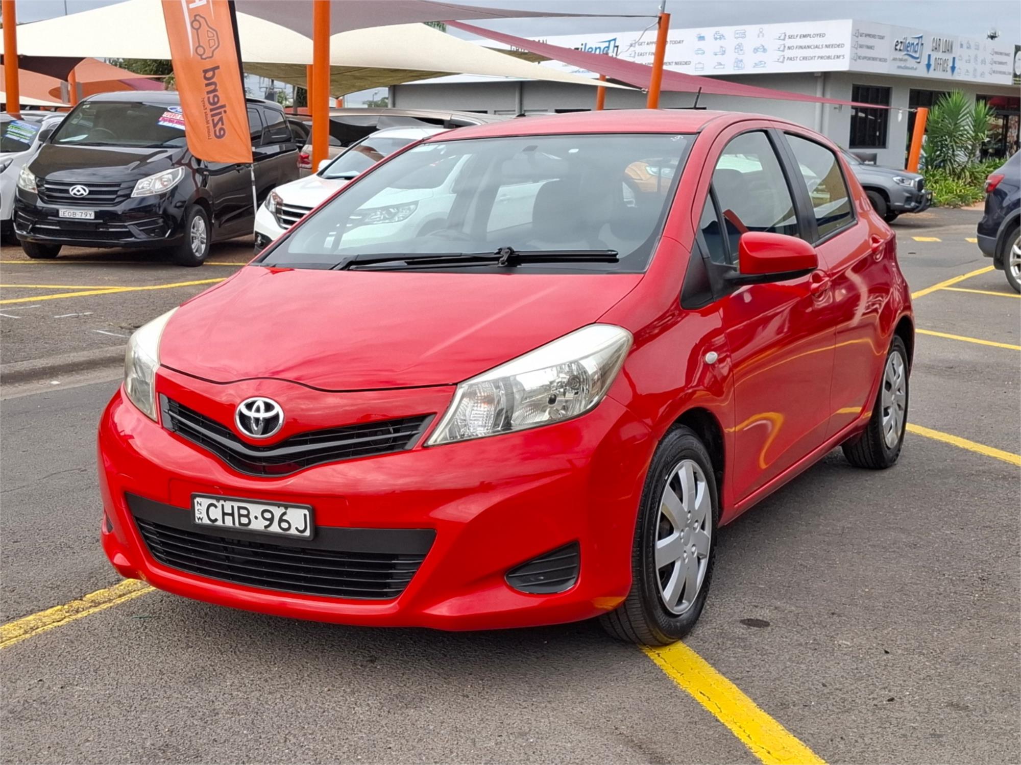 2012 TOYOTA YARIS NCP131R YRS 4 SP AUTOMATIC 3D HATCHBACK
