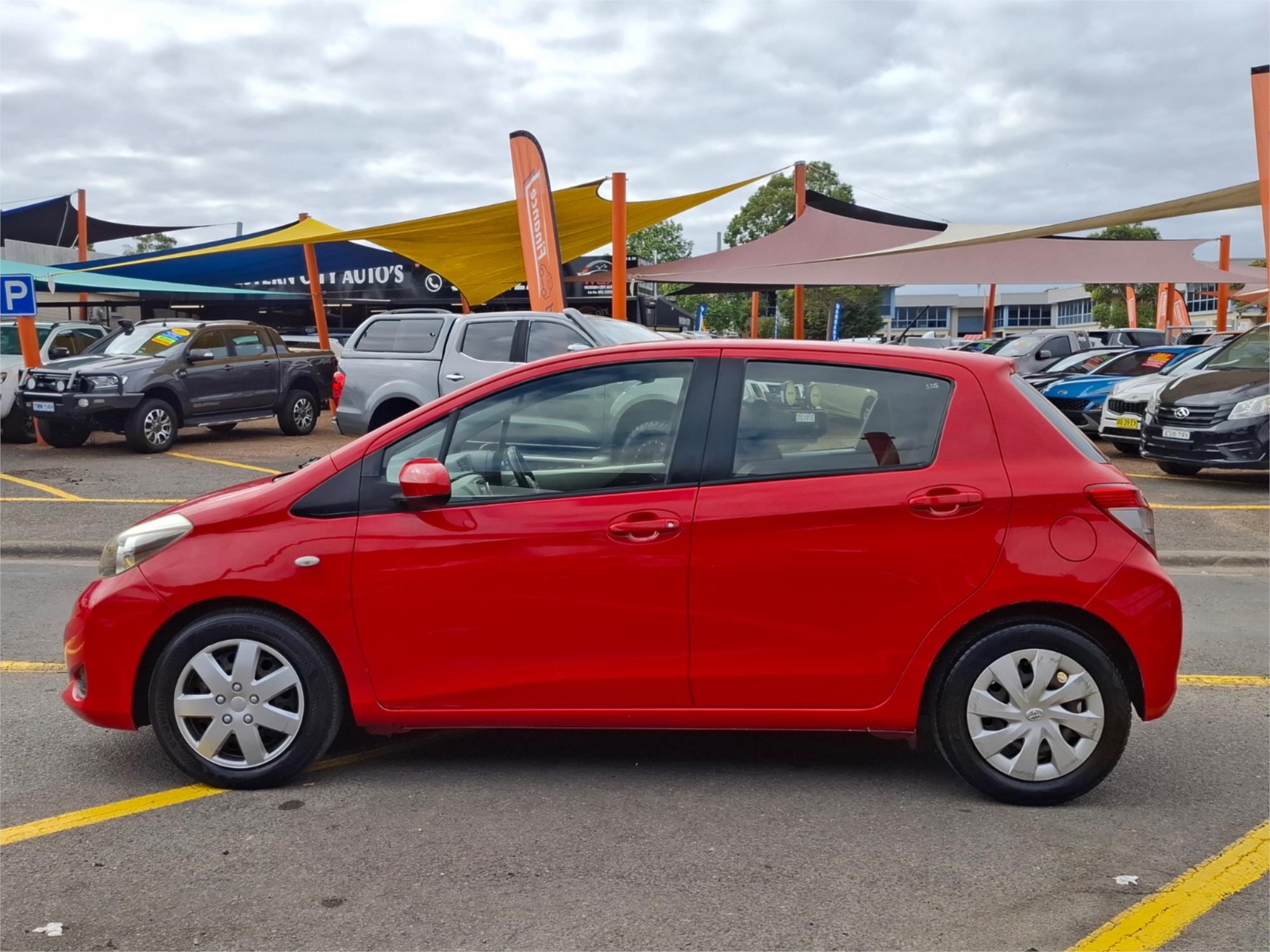 2012 TOYOTA YARIS NCP131R YRS 4 SP AUTOMATIC 3D HATCHBACK