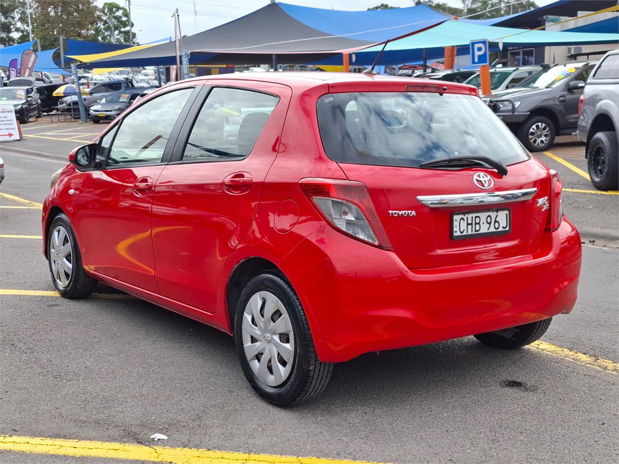 2012 TOYOTA YARIS NCP131R YRS 4 SP AUTOMATIC 3D HATCHBACK