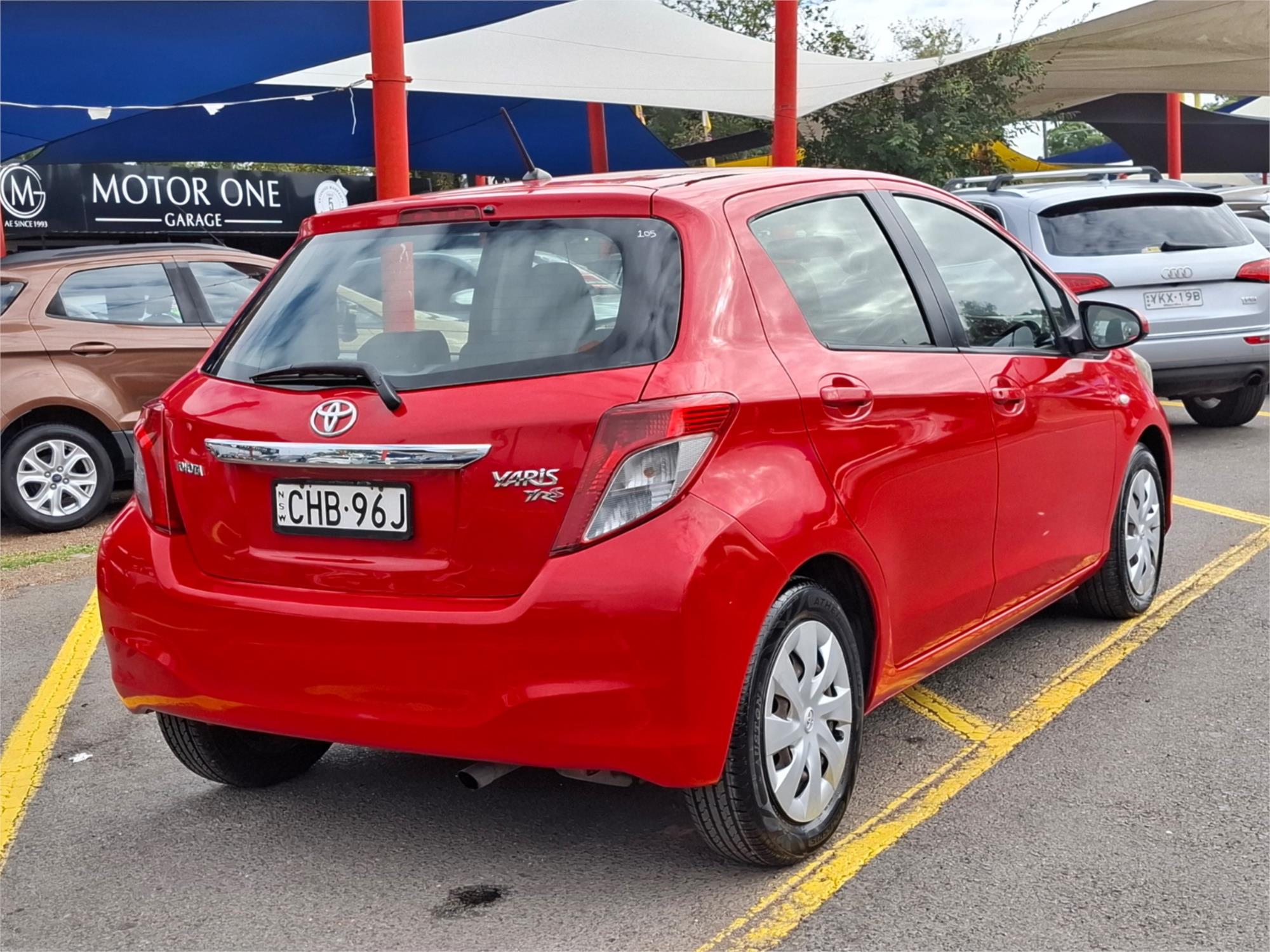 2012 TOYOTA YARIS NCP131R YRS 4 SP AUTOMATIC 3D HATCHBACK