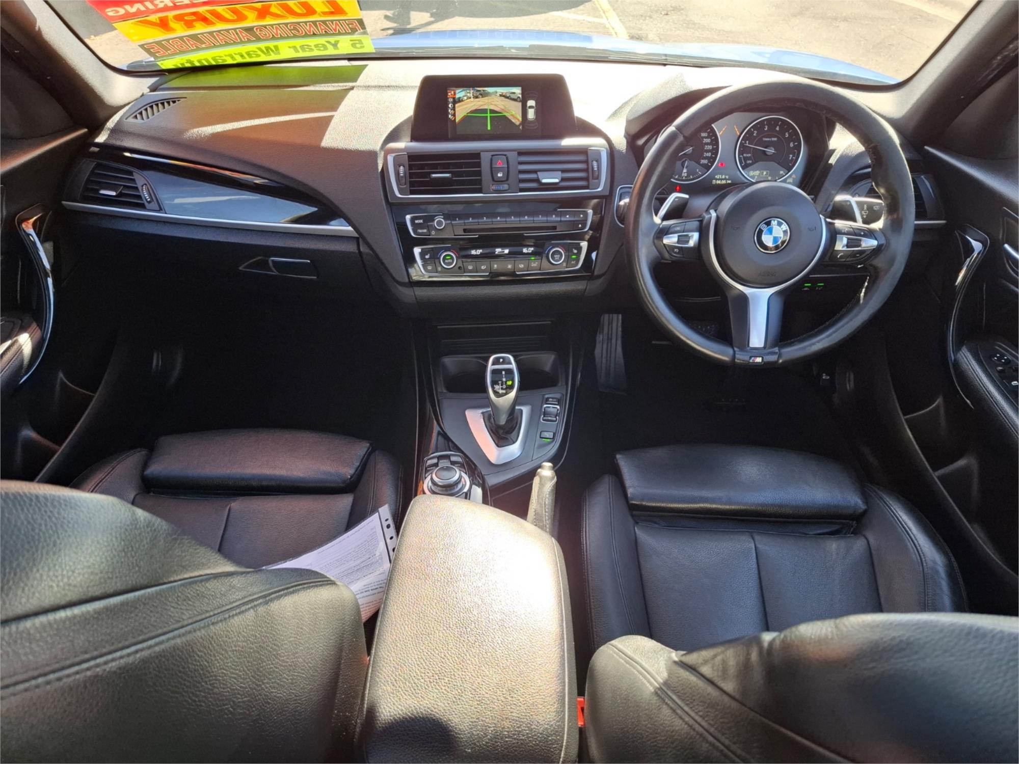 2016 BMW 1 F20 LCI 25i SPORT LINE 6 SP MANUAL 5D HATCHBACK