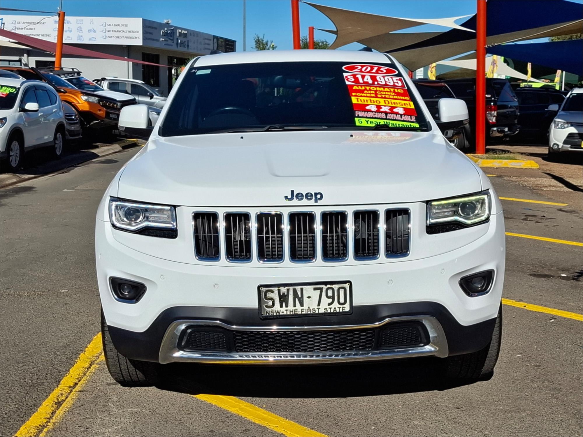 2015 JEEP GRAND CHEROKEE WK MY15 LIMITED (4x4) 8 SP AUTOMATIC 4D WAGON