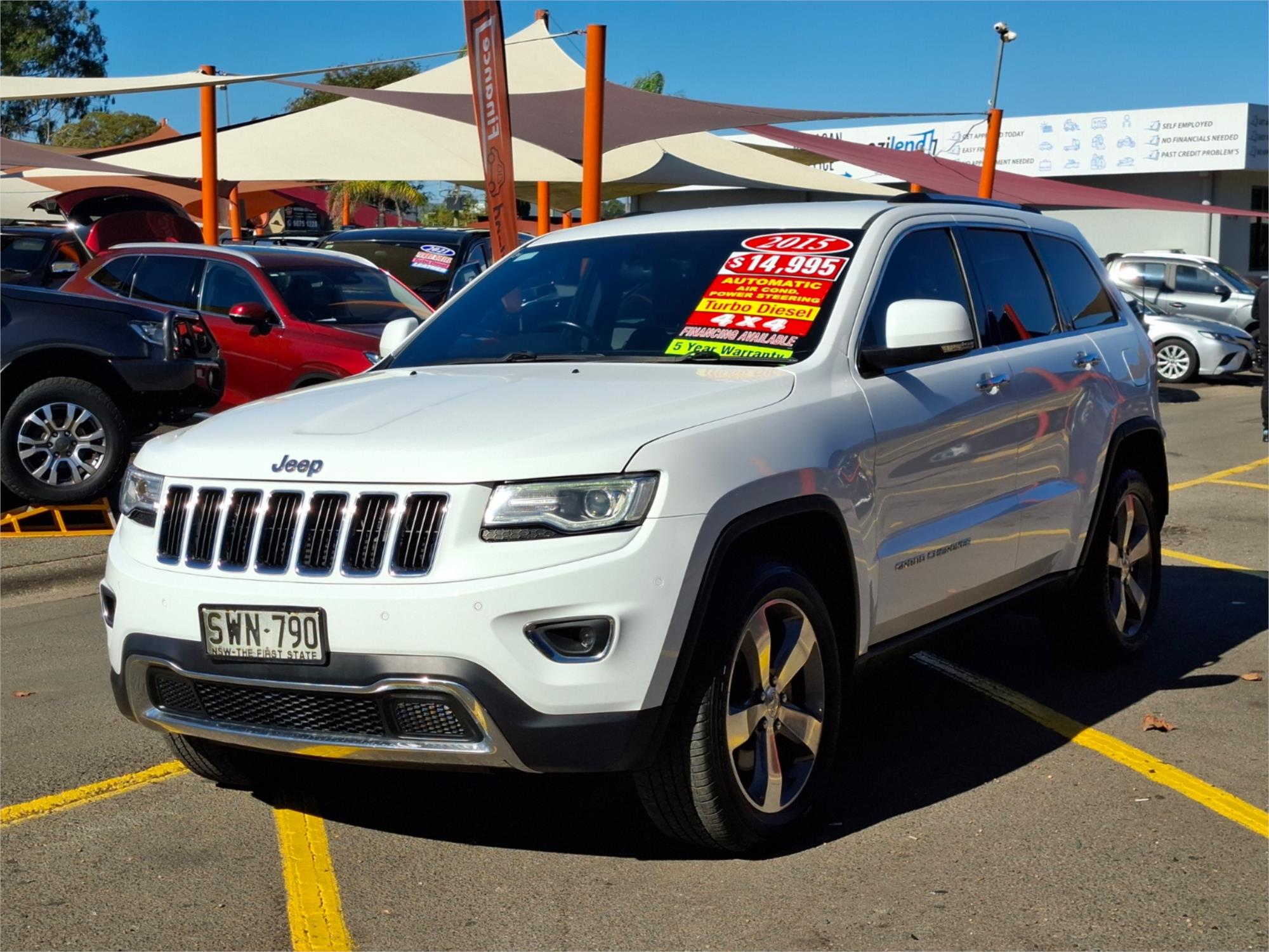 2015 JEEP GRAND CHEROKEE WK MY15 LIMITED (4x4) 8 SP AUTOMATIC 4D WAGON