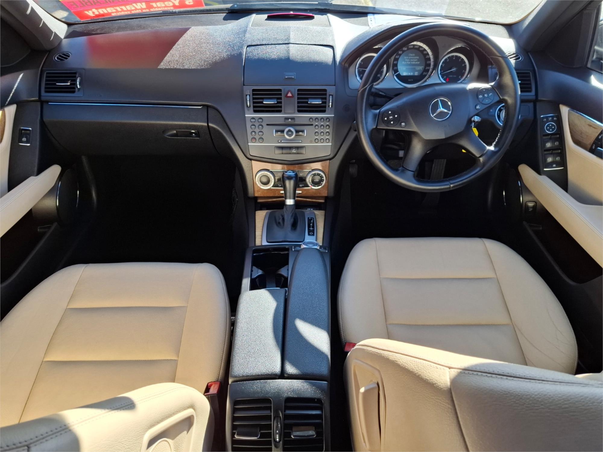 2010 MERCEDES-BENZ C250 W204 MY10 CGI AVANTGARDE 5 SP AUTOMATIC TIPSHIFT 4D SEDAN
