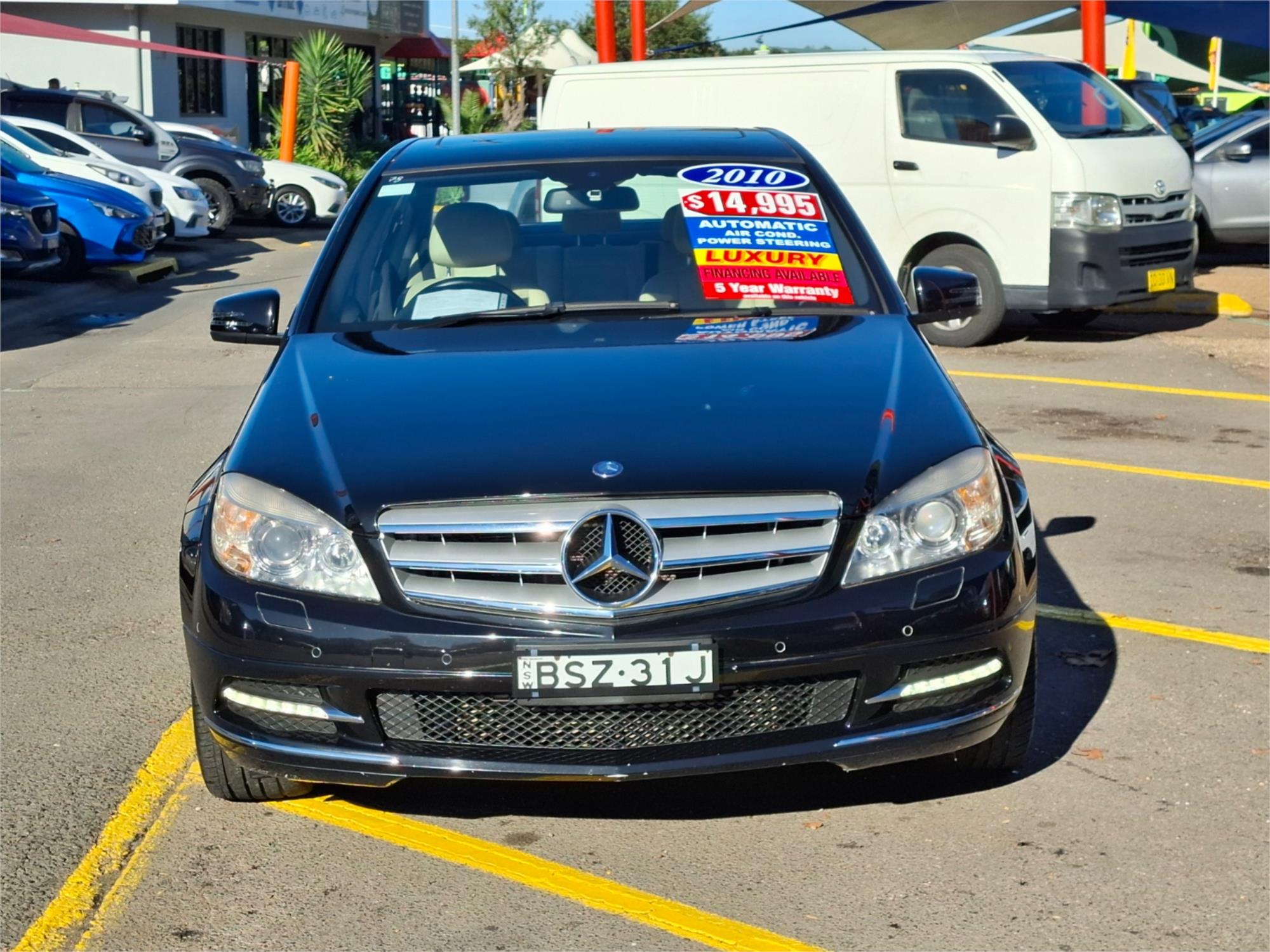 2010 MERCEDES-BENZ C250 W204 MY10 CGI AVANTGARDE 5 SP AUTOMATIC TIPSHIFT 4D SEDAN