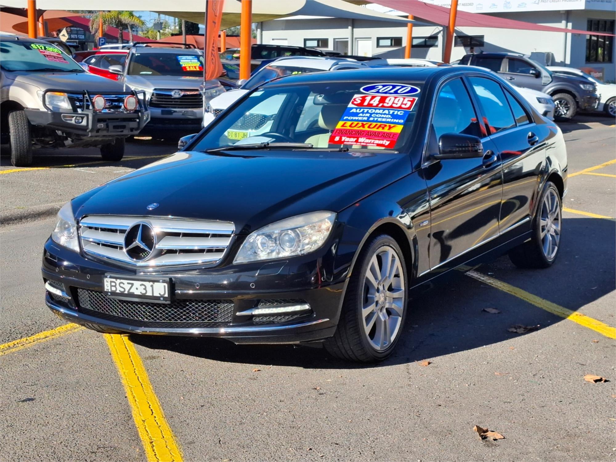 2010 MERCEDES-BENZ C250 W204 MY10 CGI AVANTGARDE 5 SP AUTOMATIC TIPSHIFT 4D SEDAN