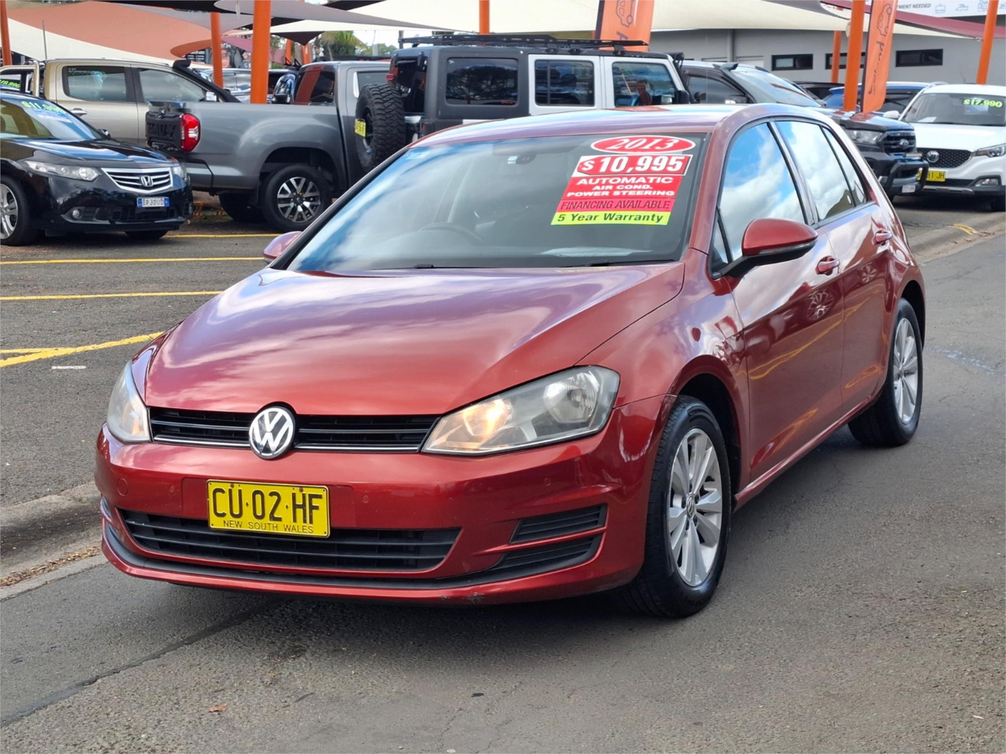 2013 VOLKSWAGEN GOLF AU 90 TSI 7 SP AUTO DIRECT SHIFT 5D HATCHBACK