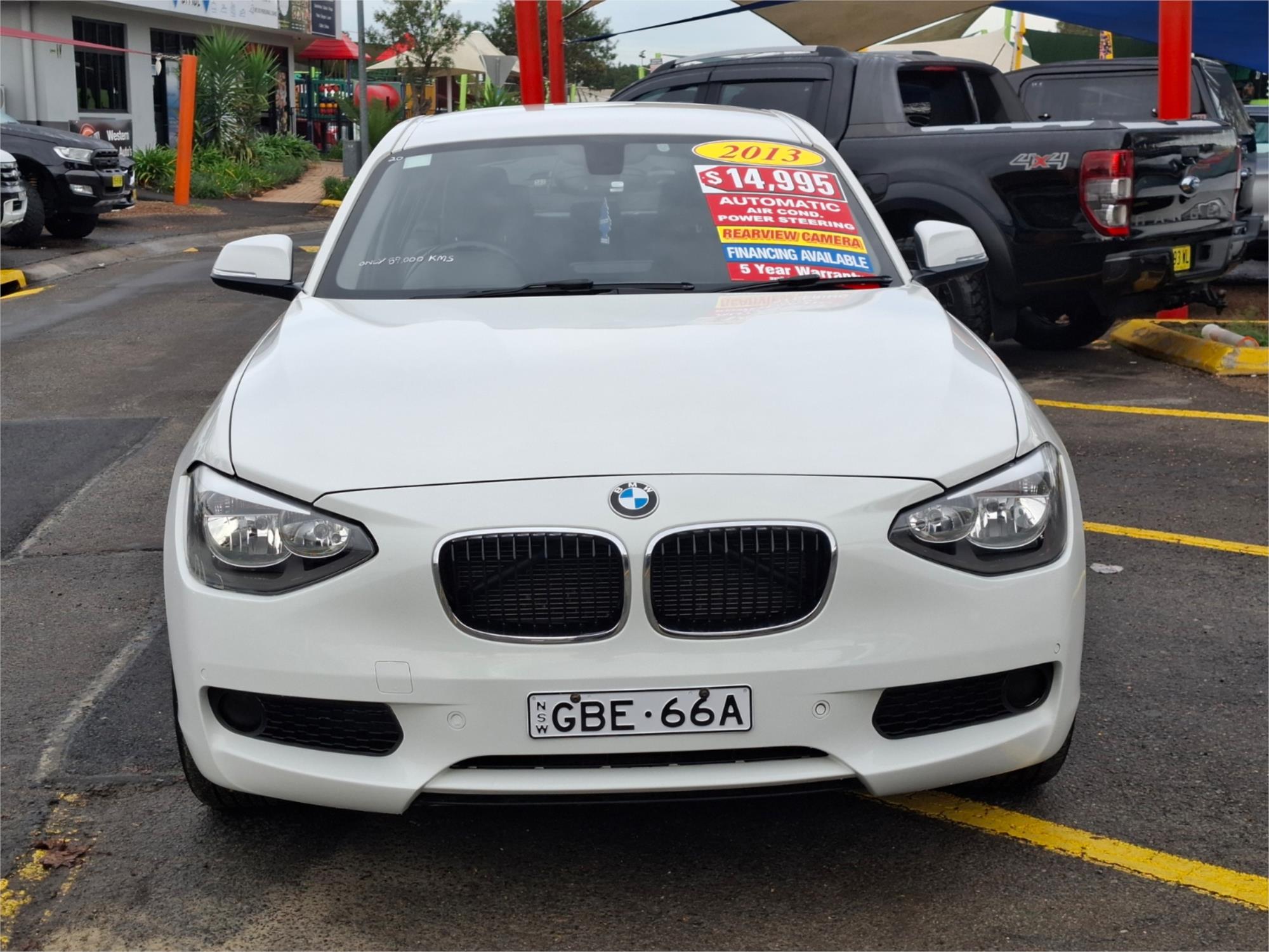 2013 BMW 1 F20 16i 8 SP AUTOMATIC 5D HATCHBACK