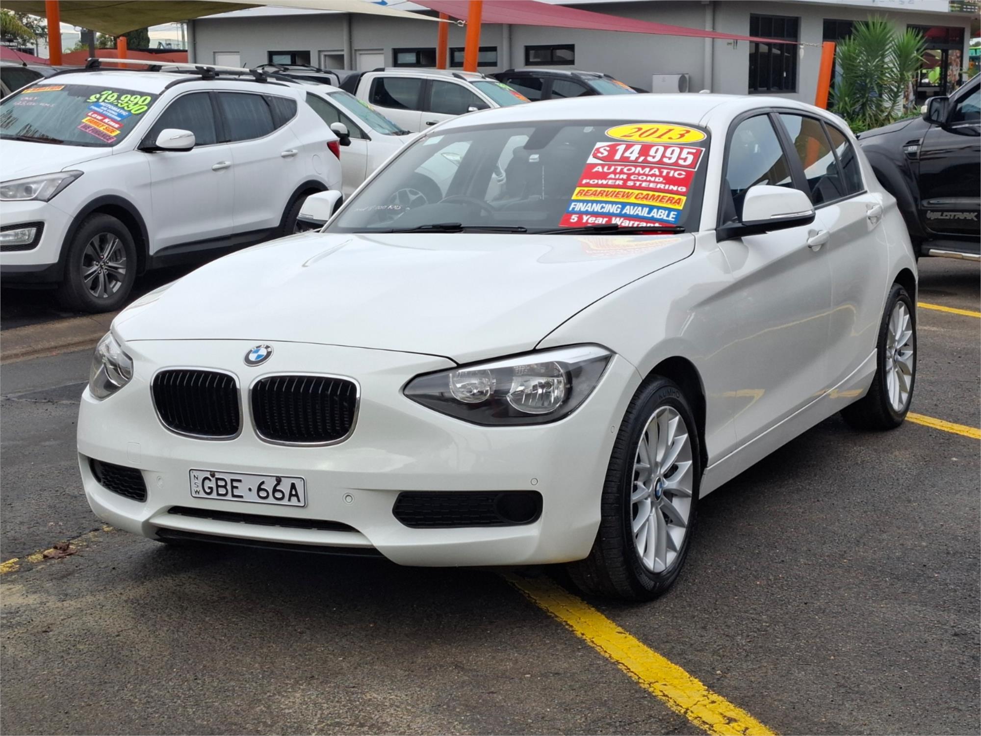 2013 BMW 1 F20 16i 8 SP AUTOMATIC 5D HATCHBACK