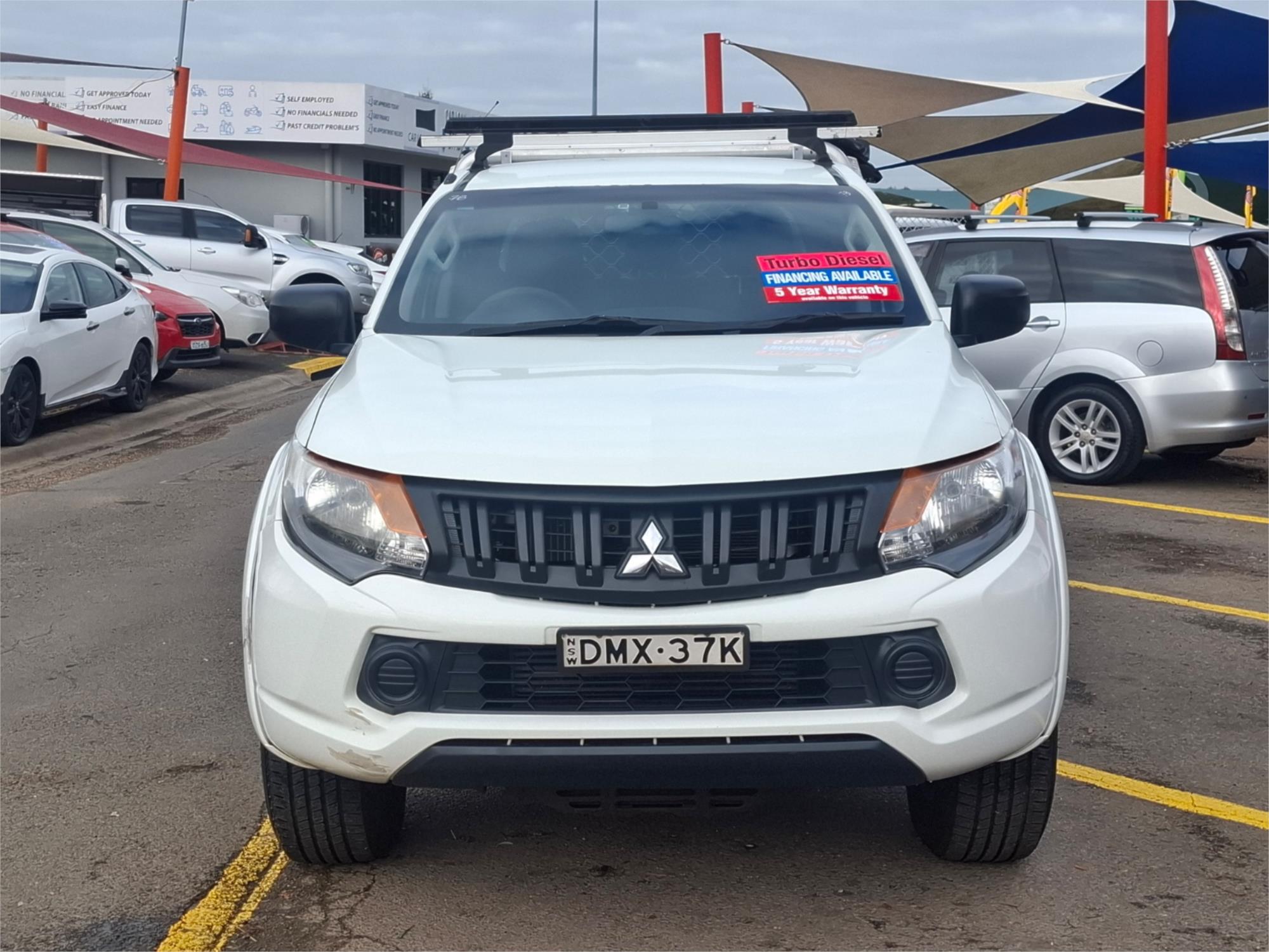 2016 MITSUBISHI TRITON MQ MY16 GLX (4x4) 5 SP AUTOMATIC DUAL C/CHAS