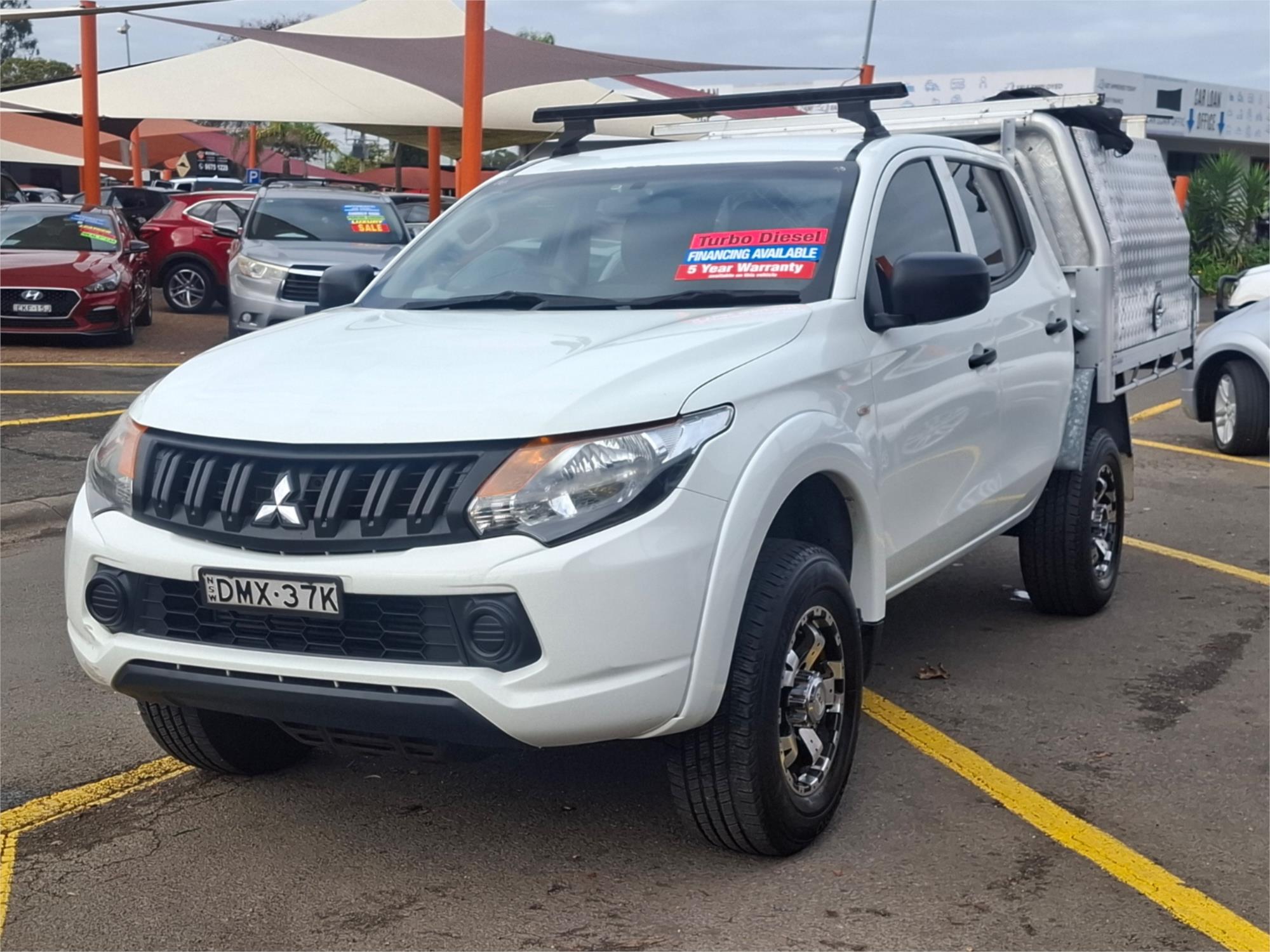 2016 MITSUBISHI TRITON MQ MY16 GLX (4x4) 5 SP AUTOMATIC DUAL C/CHAS