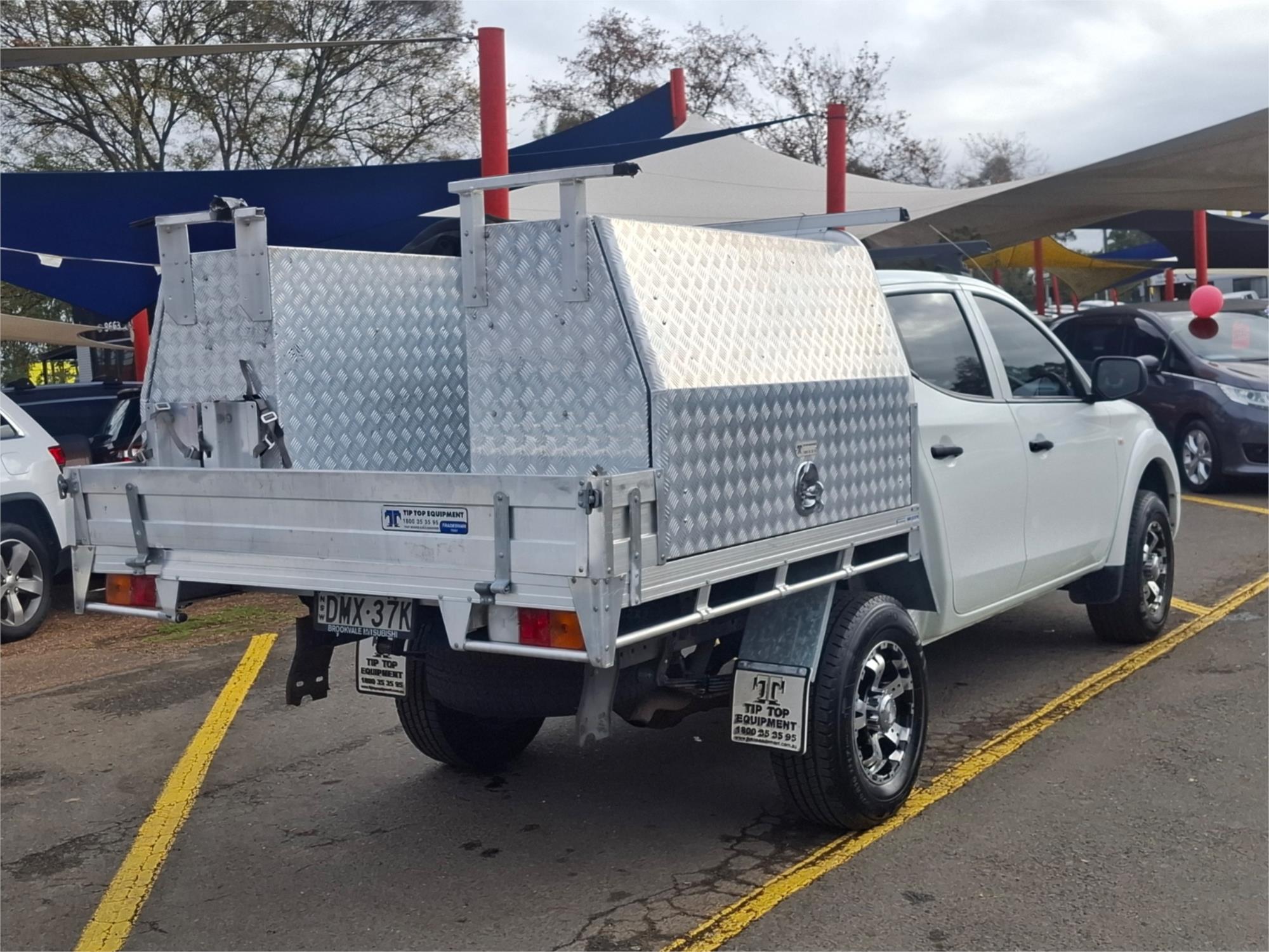 2016 MITSUBISHI TRITON MQ MY16 GLX (4x4) 5 SP AUTOMATIC DUAL C/CHAS