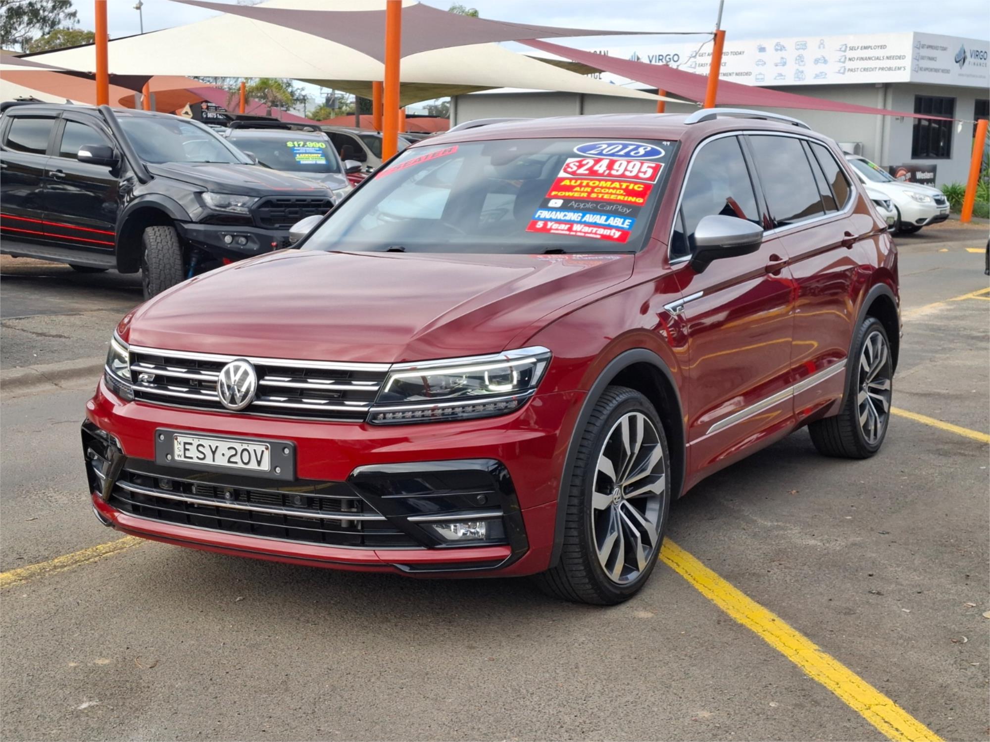 2018 VOLKSWAGEN TIGUAN 5NA MY18 162 TSI HIGHLINE 7 SP AUTO DIRECT SHIFT 4D WAGON