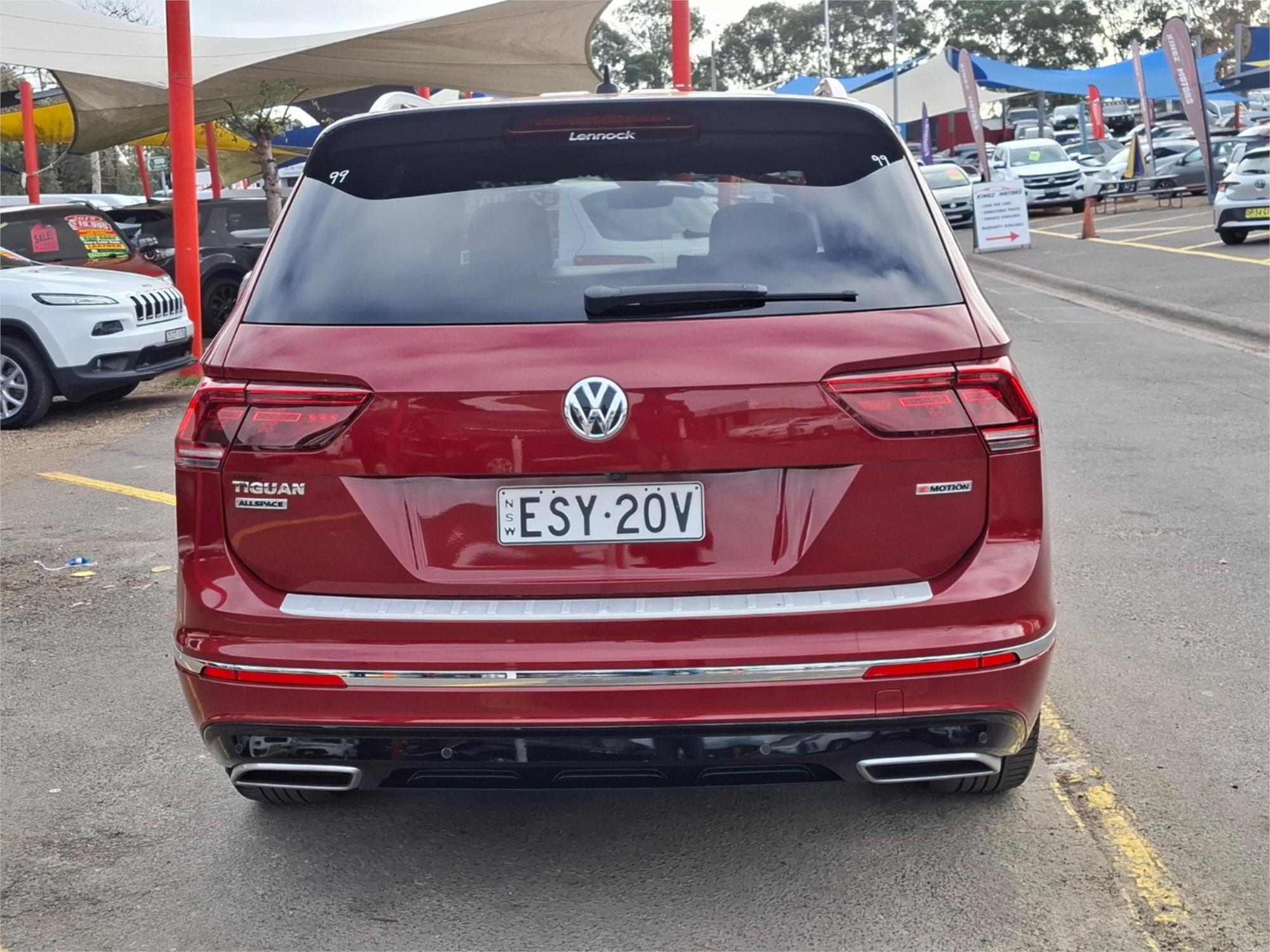 2018 VOLKSWAGEN TIGUAN 5NA MY18 162 TSI HIGHLINE 7 SP AUTO DIRECT SHIFT 4D WAGON