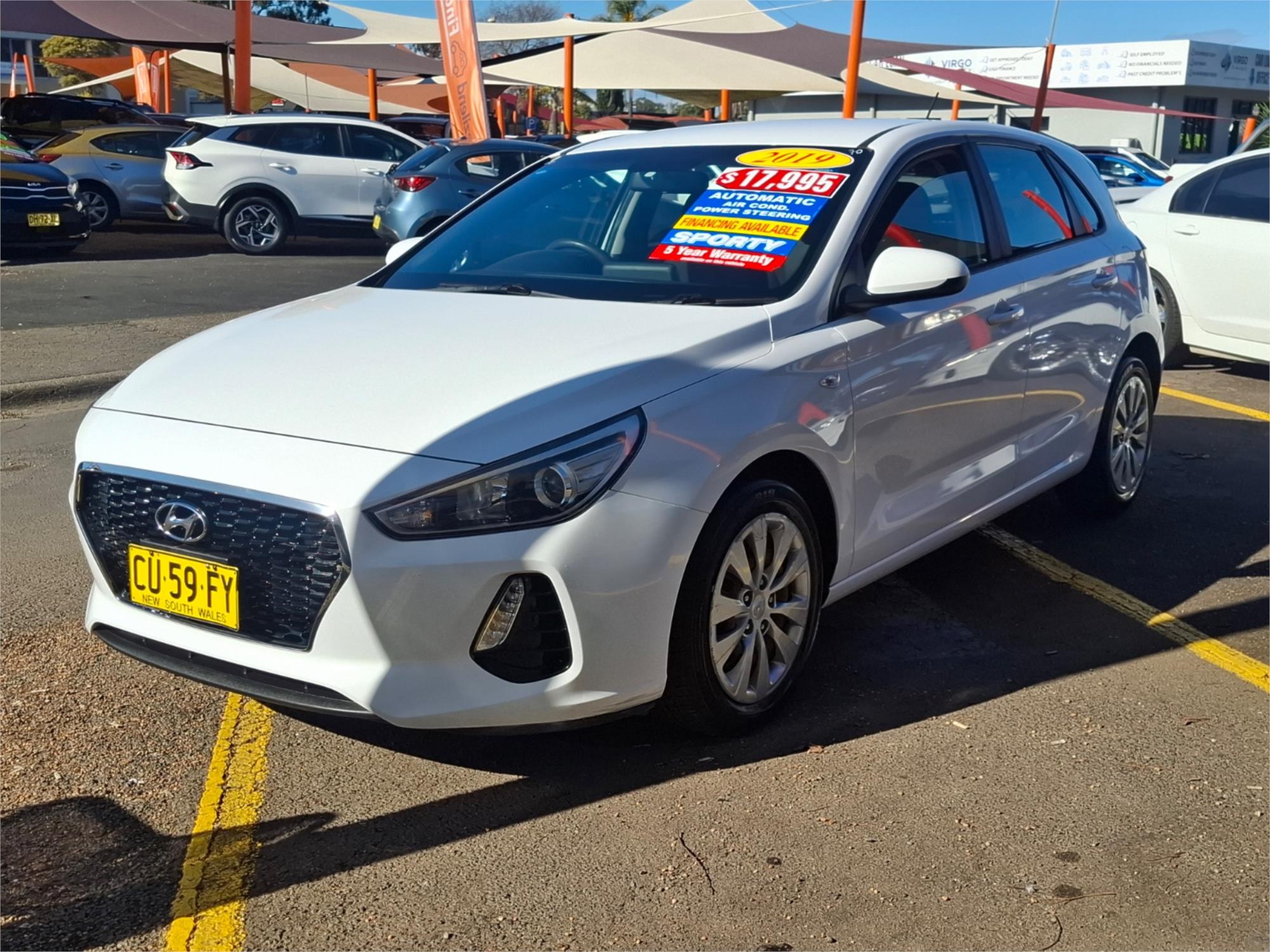 2019 HYUNDAI i30 PD MY19 GO 6 SP AUTOMATIC 4D HATCHBACK