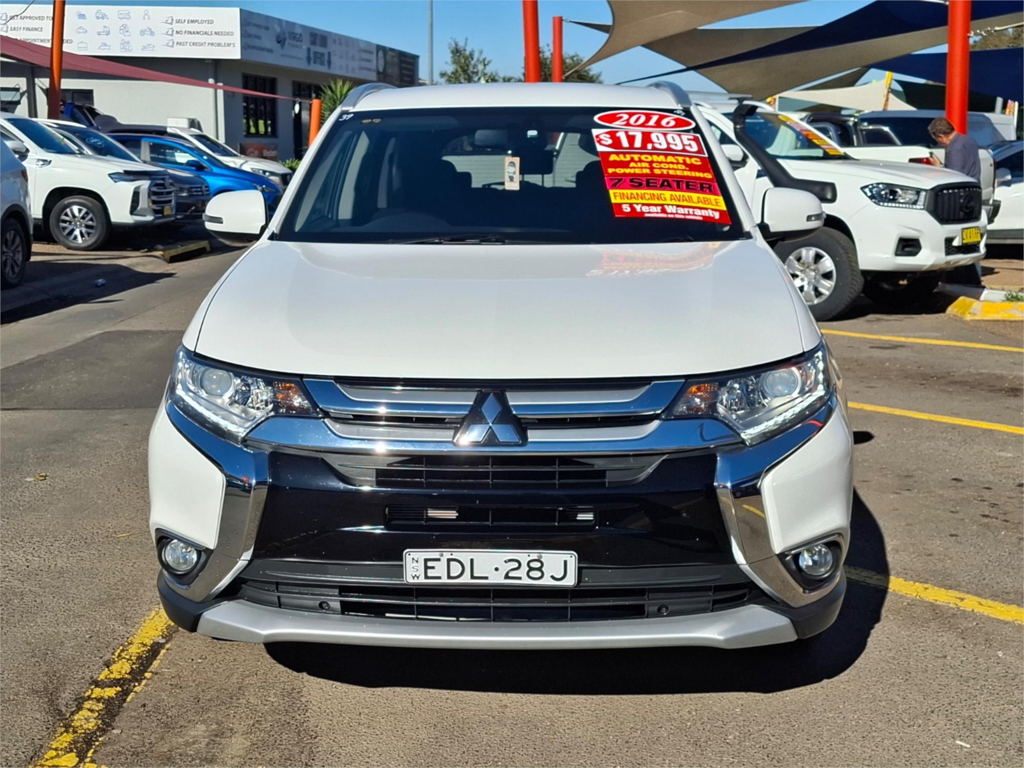 2016 MITSUBISHI OUTLANDER ZK MY16 XLS (4x4) CONTINUOUS VARIABLE 4D WAGON