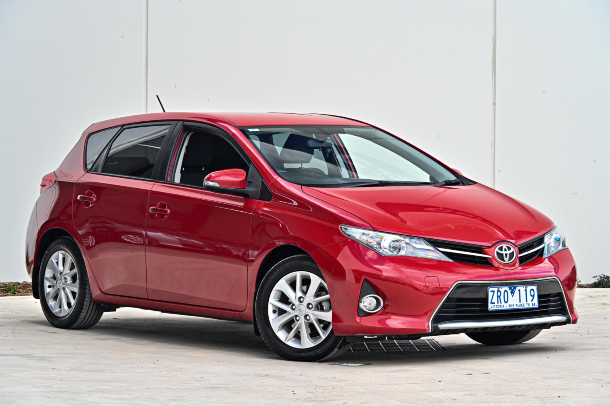 2013 TOYOTA COROLLA ZRE182R ASCENT CVT AUTO 7 SP SEQUENTIAL 5D HATCHBACK