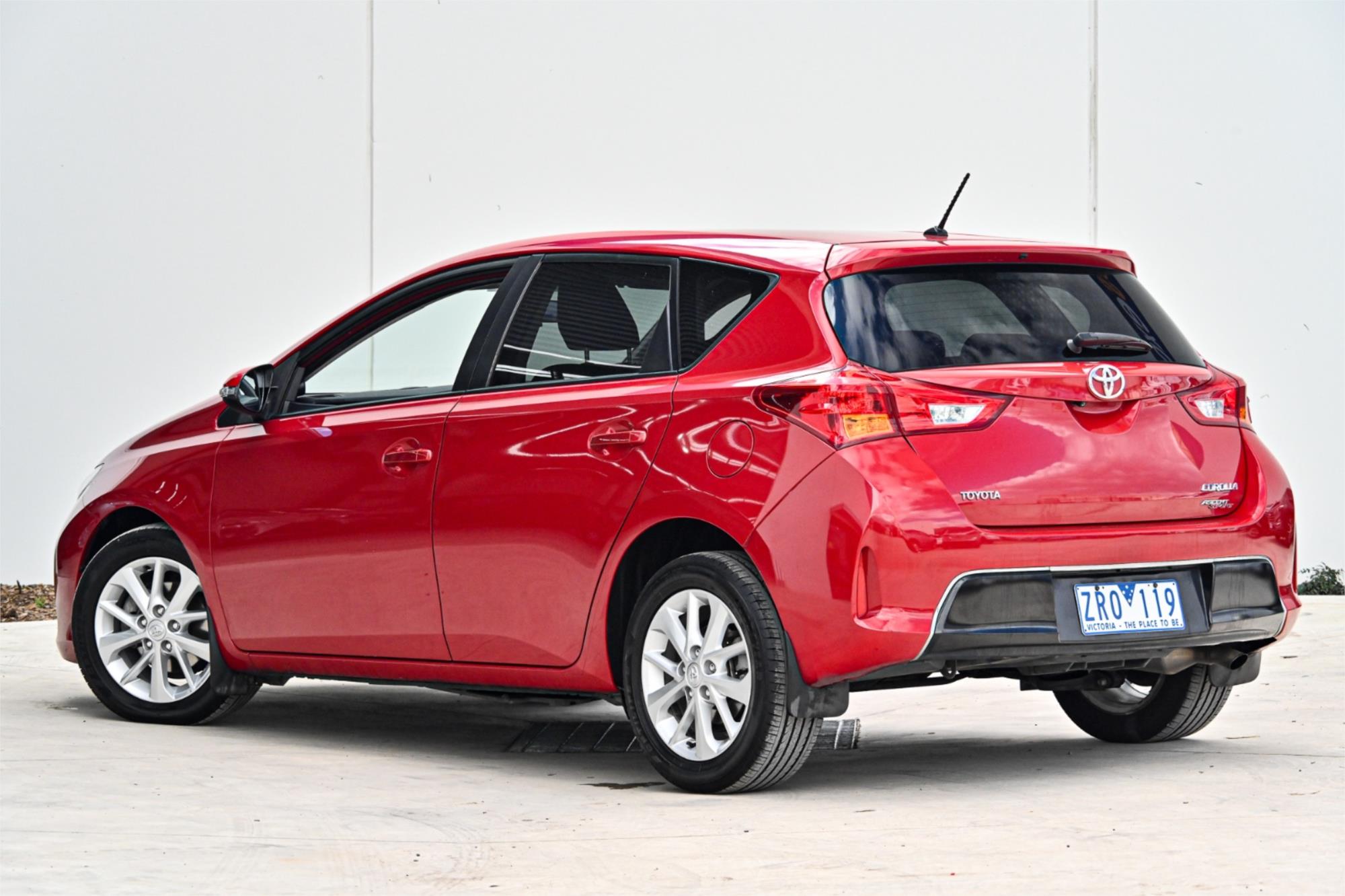 2013 TOYOTA COROLLA ZRE182R ASCENT CVT AUTO 7 SP SEQUENTIAL 5D HATCHBACK