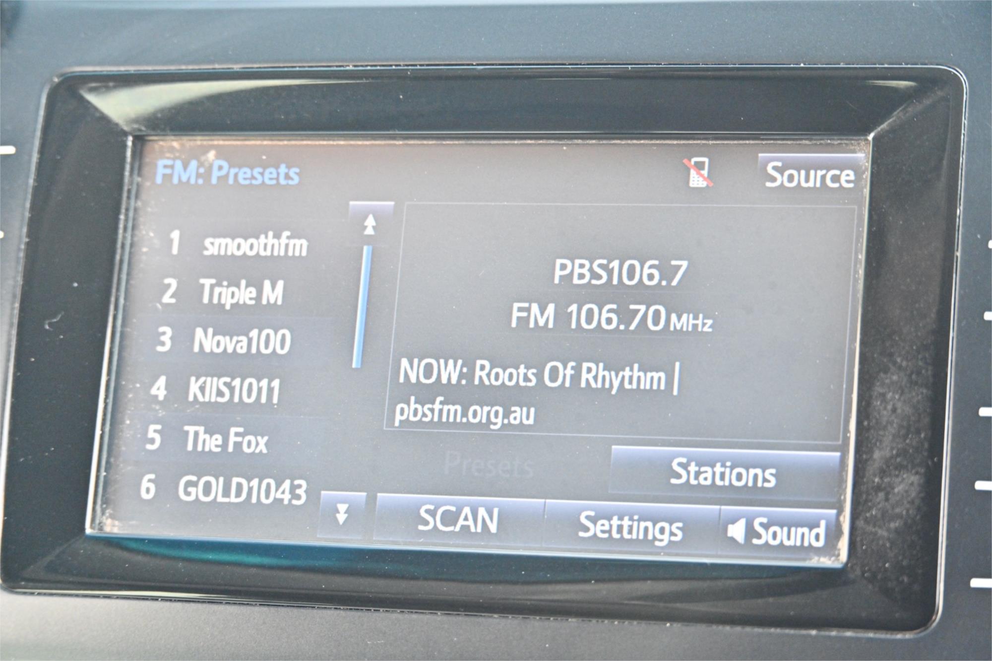 2014 TOYOTA KLUGER GSU50R GRANDE (4x2) 6 SP AUTOMATIC 4D WAGON