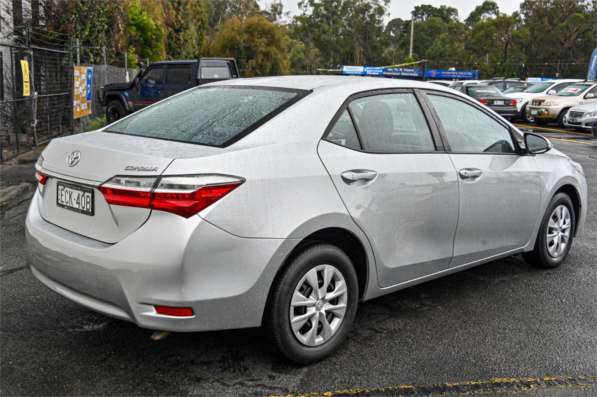 2017 TOYOTA COROLLA ZRE172R ASCENT CVT AUTO 7 SP SEQUENTIAL 4D SEDAN