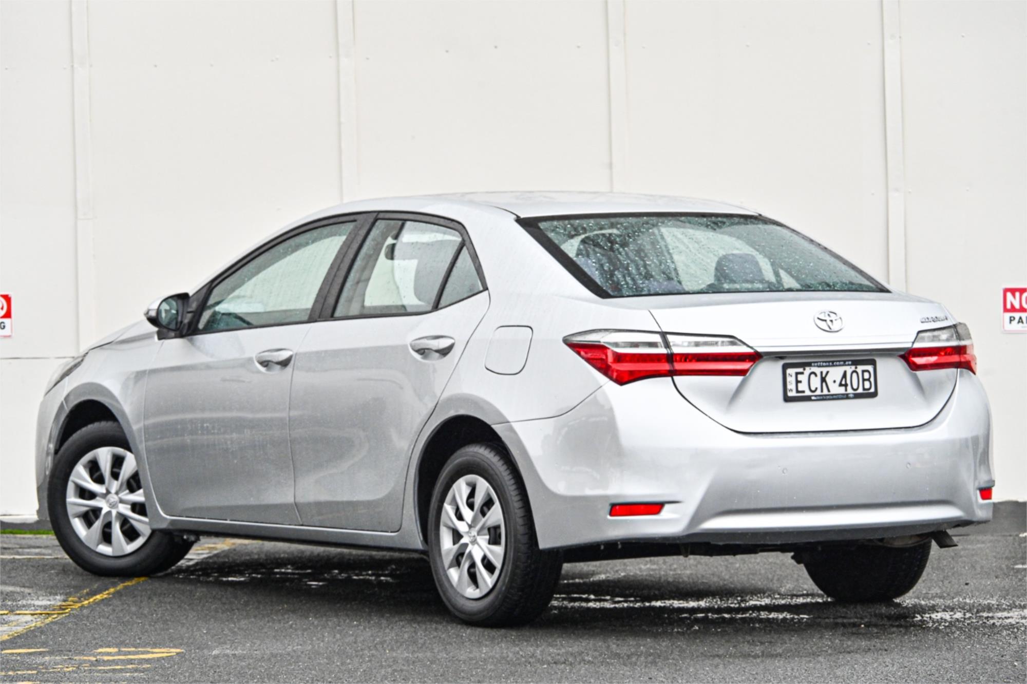 2017 TOYOTA COROLLA ZRE172R ASCENT CVT AUTO 7 SP SEQUENTIAL 4D SEDAN