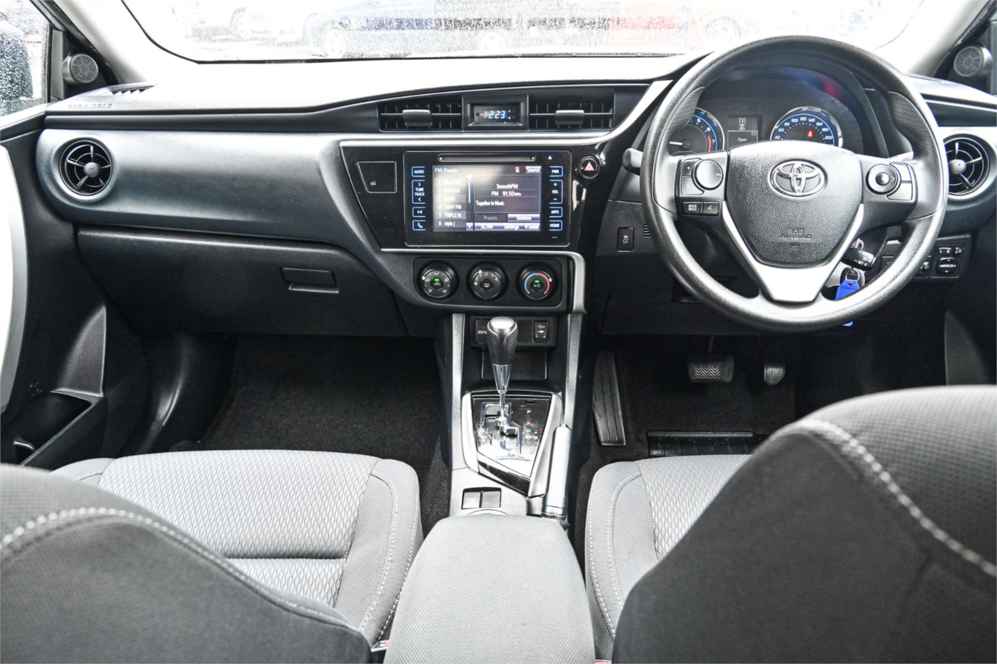 2017 TOYOTA COROLLA ZRE172R ASCENT CVT AUTO 7 SP SEQUENTIAL 4D SEDAN