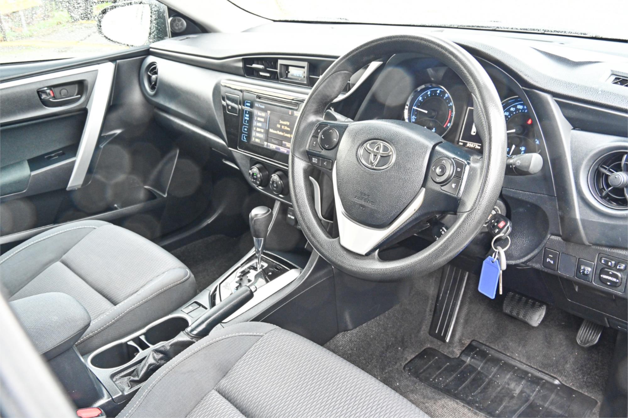 2017 TOYOTA COROLLA ZRE172R ASCENT CVT AUTO 7 SP SEQUENTIAL 4D SEDAN