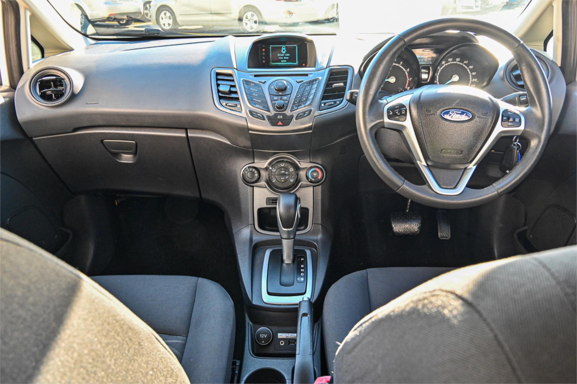 2013 FORD FIESTA WZ AMBIENTE 6 SP AUTOMATIC 5D HATCHBACK