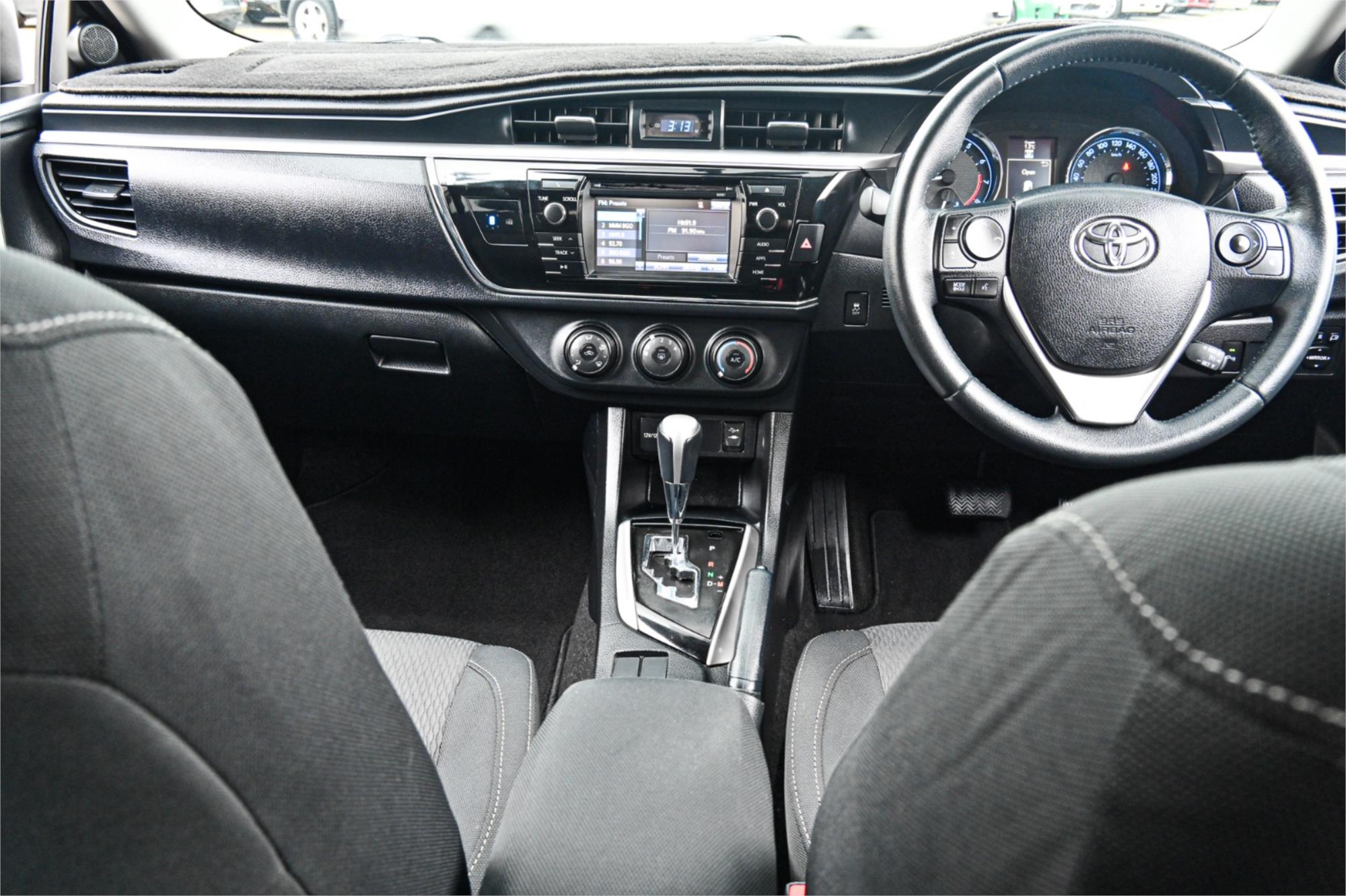 2016 TOYOTA COROLLA ZRE172R SX CVT AUTO 7 SP SEQUENTIAL 4D SEDAN