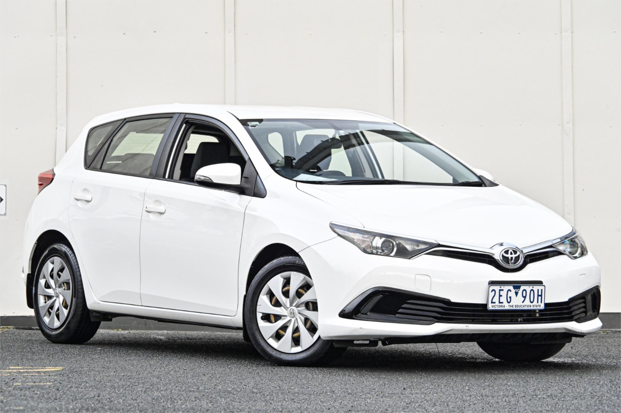 2018 TOYOTA COROLLA ZRE182R MY17 ASCENT CVT AUTO 7 SP SEQUENTIAL 5D HATCHBACK