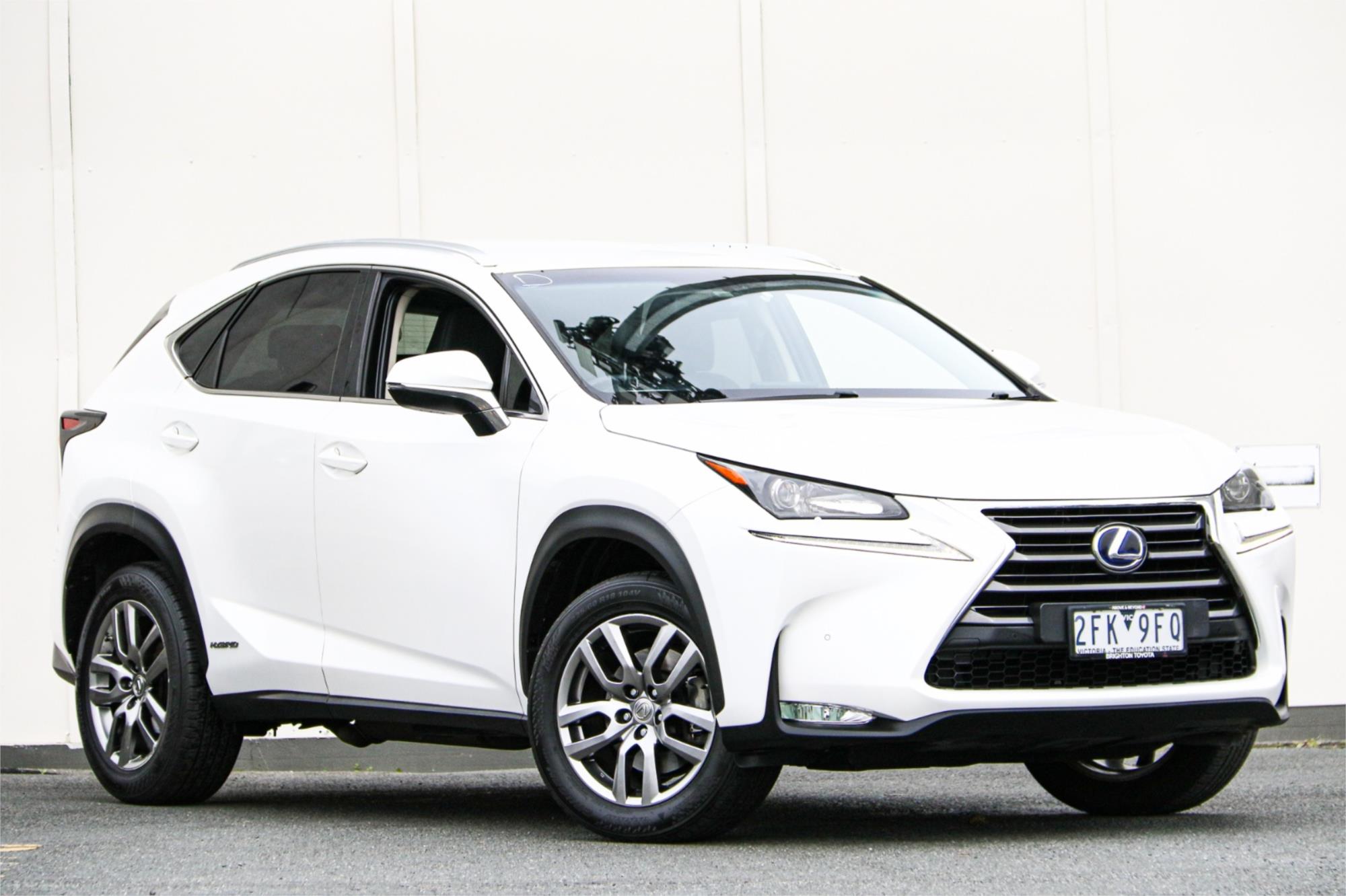 2015 LEXUS NX300h AYZ10R LUXURY HYBRID (FWD) CVT AUTO 6 SPEED 4D WAGON
