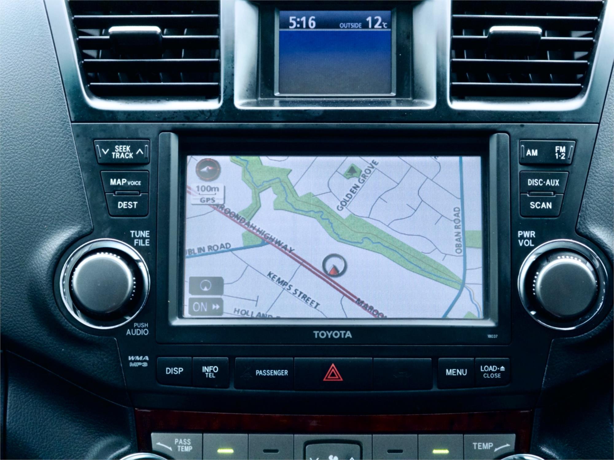 2010 TOYOTA KLUGER GSU45R GRANDE (4x4) 5 SP AUTOMATIC 4D WAGON