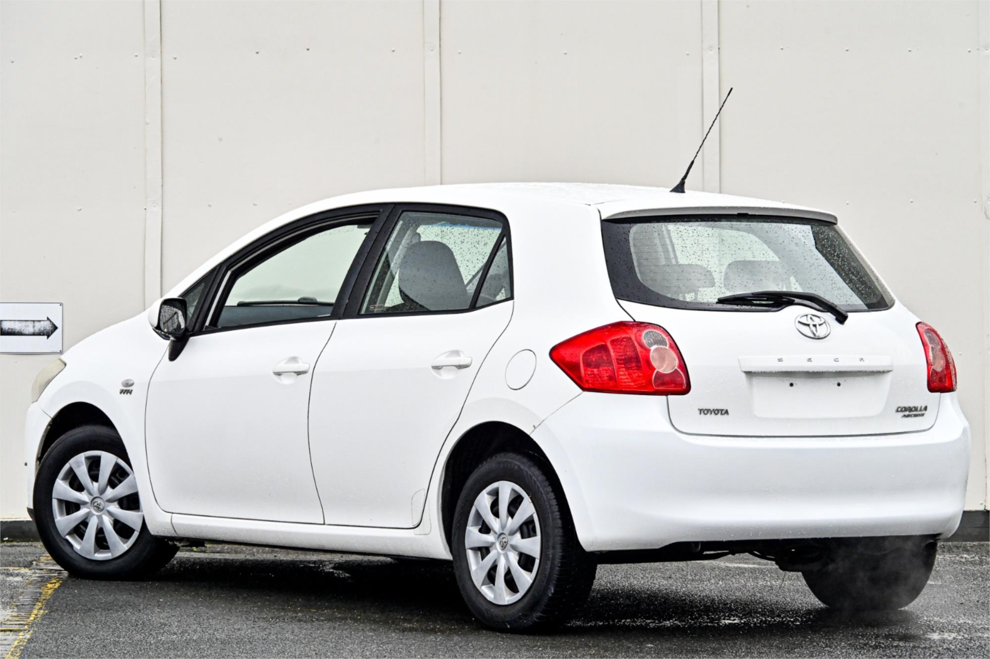 2007 TOYOTA COROLLA ZRE152R ASCENT 4 SP AUTOMATIC 5D HATCHBACK