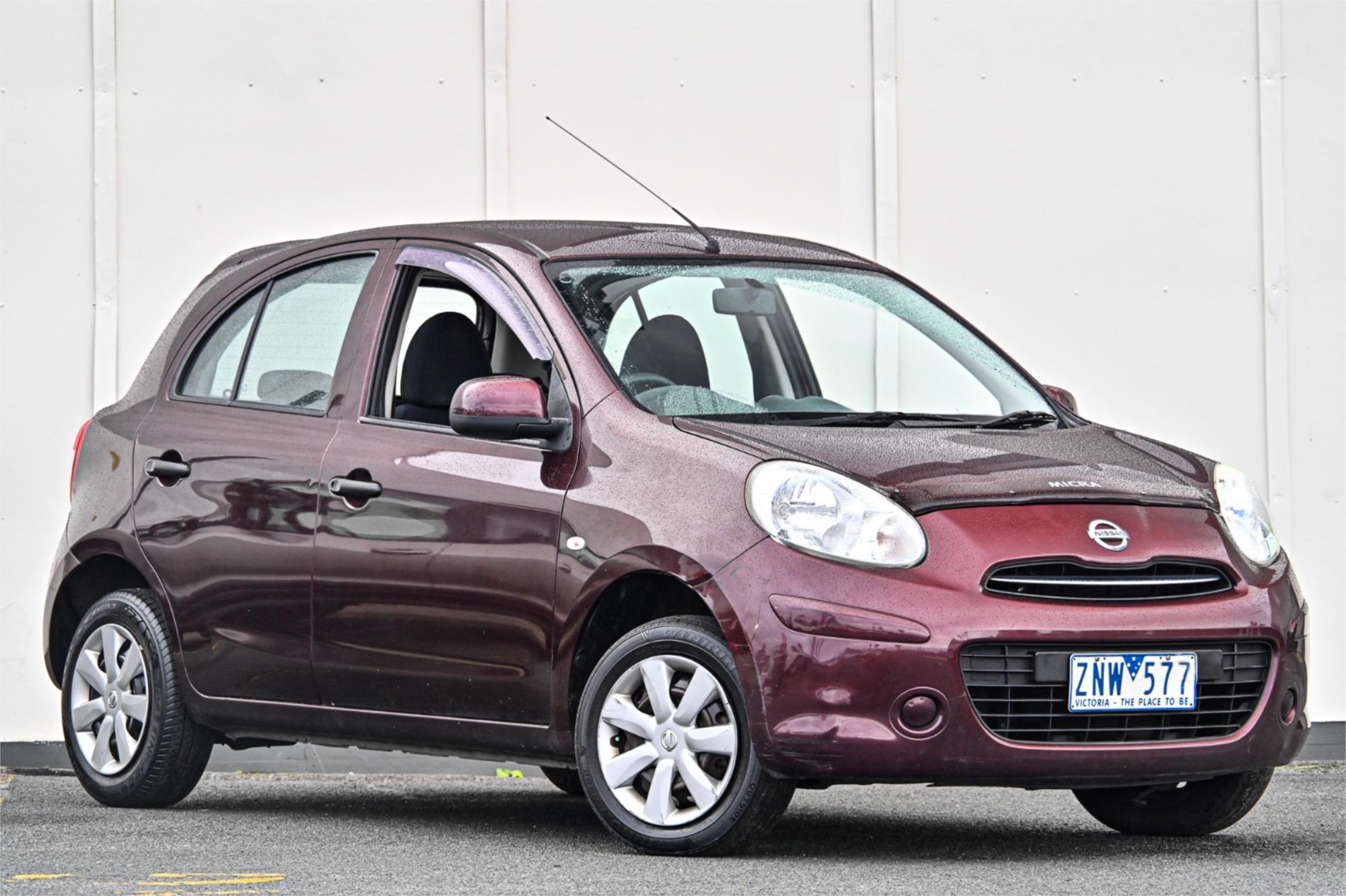 2012 NISSAN MICRA K13 ST 4 SP AUTOMATIC 5D HATCHBACK