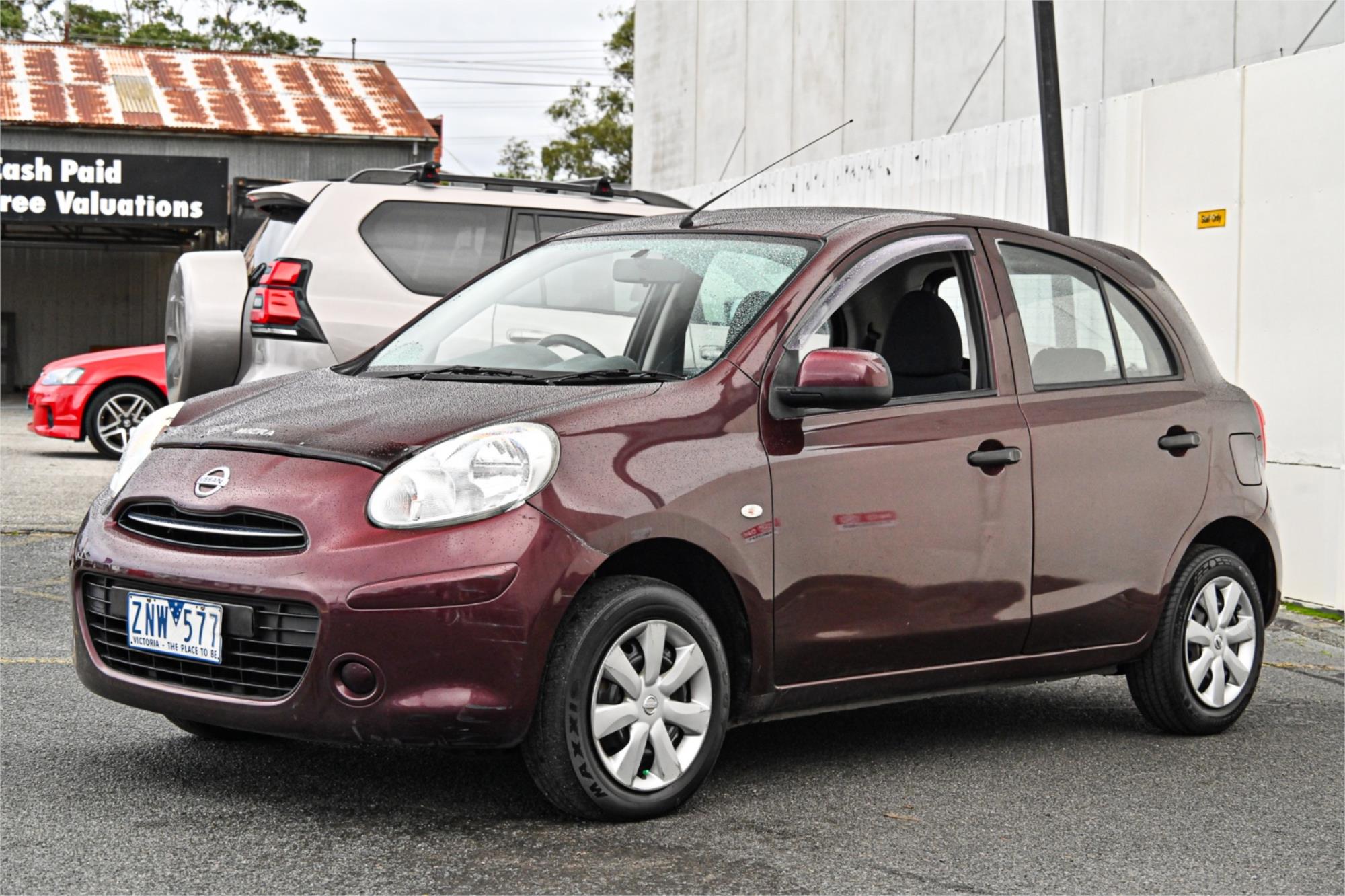 2012 NISSAN MICRA K13 ST 4 SP AUTOMATIC 5D HATCHBACK