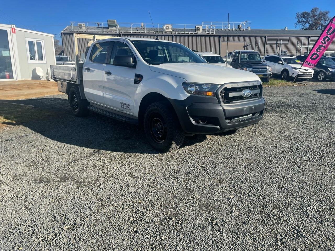 2017 FORD RANGER PX MKII XL PLUS 4DR SPTS AUTO 6SP 4X4 DUAL CAB CHASSIS