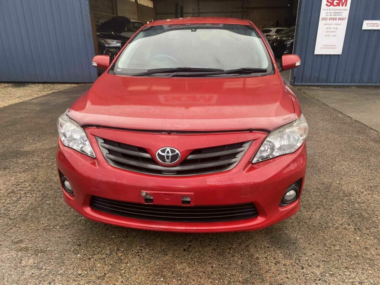 2012 TOYOTA COROLLA ZRE152R MY11 ASCENT 6 SP MANUAL 4D SEDAN