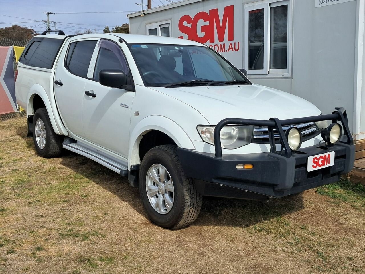 2012 MITSUBISHI TRITON MN MY12 GLX (4x4) 4 SP AUTOMATIC 4x4 DOUBLE CAB UTILITY