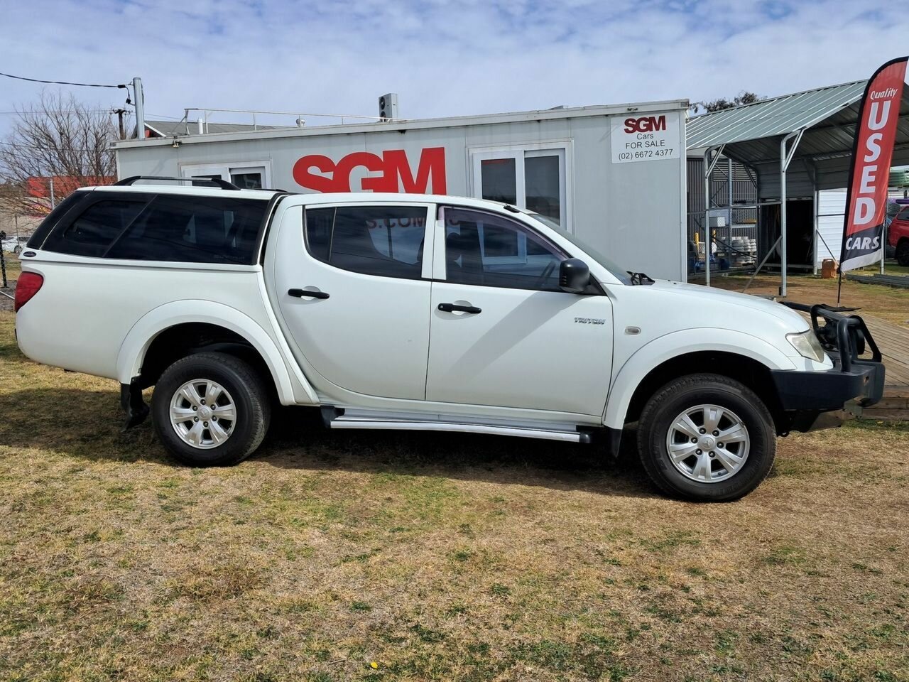 2012 MITSUBISHI TRITON MN MY12 GLX (4x4) 4 SP AUTOMATIC 4x4 DOUBLE CAB UTILITY