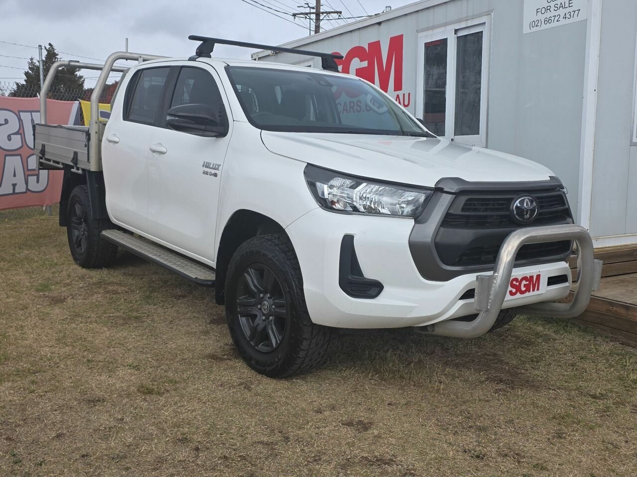 2023 TOYOTA HILUX GUN126R SR (4x4) 6 SP AUTOMATIC DOUBLE C/CHAS