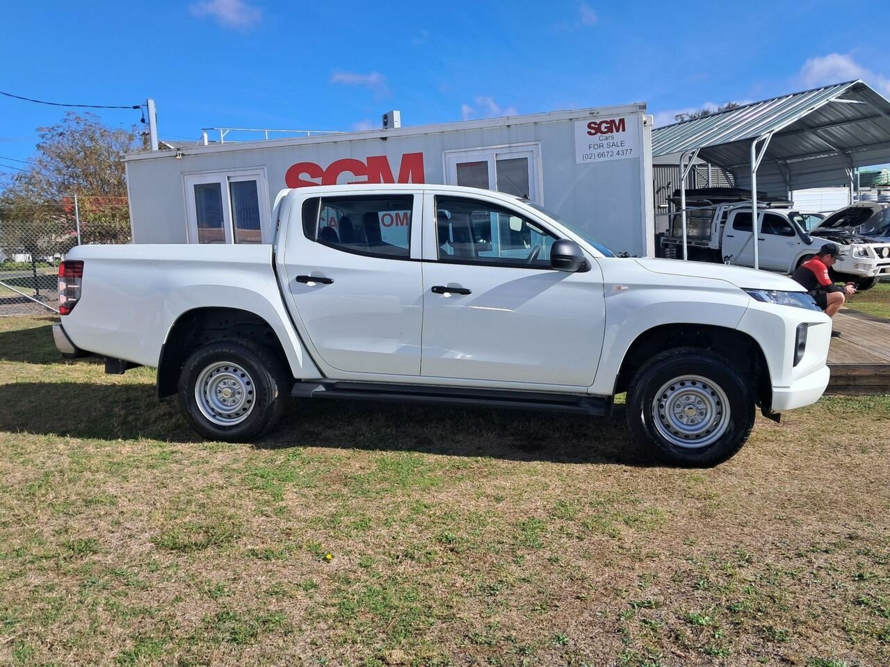 2024 MITSUBISHI TRITON MR MY23 GLX (4x4) 6 SP AUTOMATIC DOUBLE C/CHAS