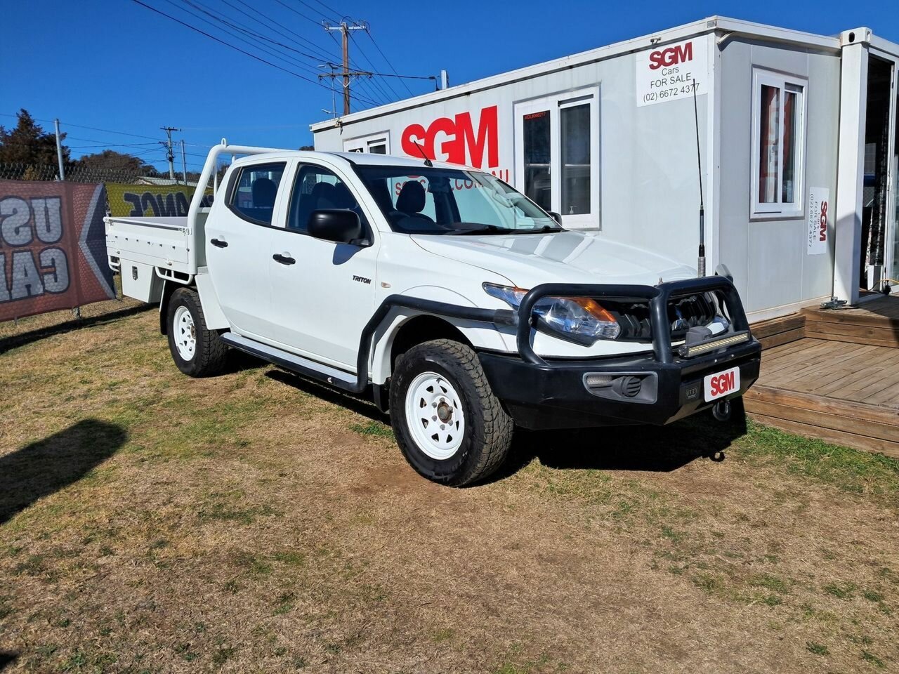 2018 MITSUBISHI TRITON MQ MY18 GLX (4x4) 6 SP MANUAL DUAL C/CHAS