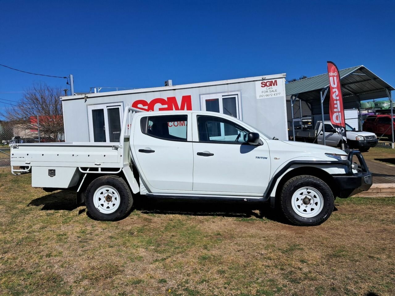 2018 MITSUBISHI TRITON MQ MY18 GLX (4x4) 6 SP MANUAL DUAL C/CHAS