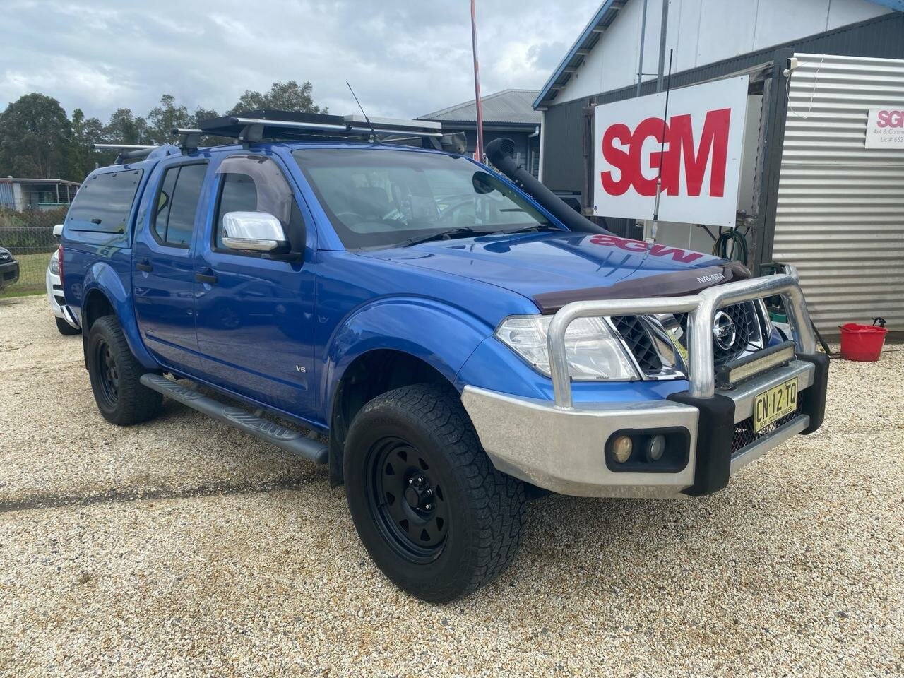 2013 NISSAN NAVARA D40 MY12 ST-X (4x4) 7 SP AUTOMATIC DUAL CAB P/UP