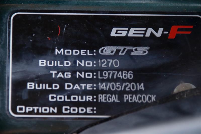 2014 HSV GTS GEN F 6 SP MANUAL 4D SEDAN