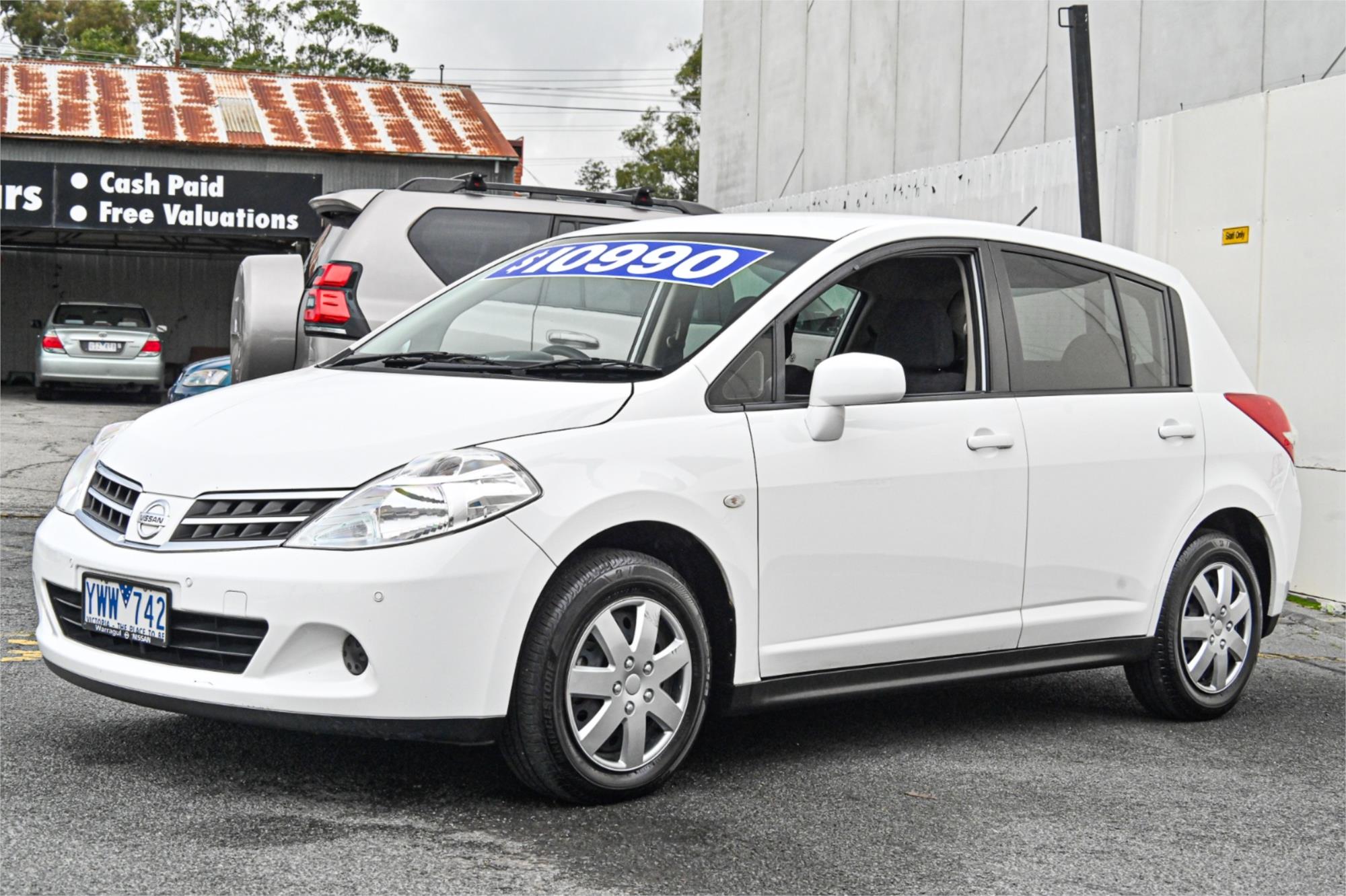2011 NISSAN TIIDA C11 SERIES 3 MY10 ST 4 SP AUTOMATIC 5D HATCHBACK